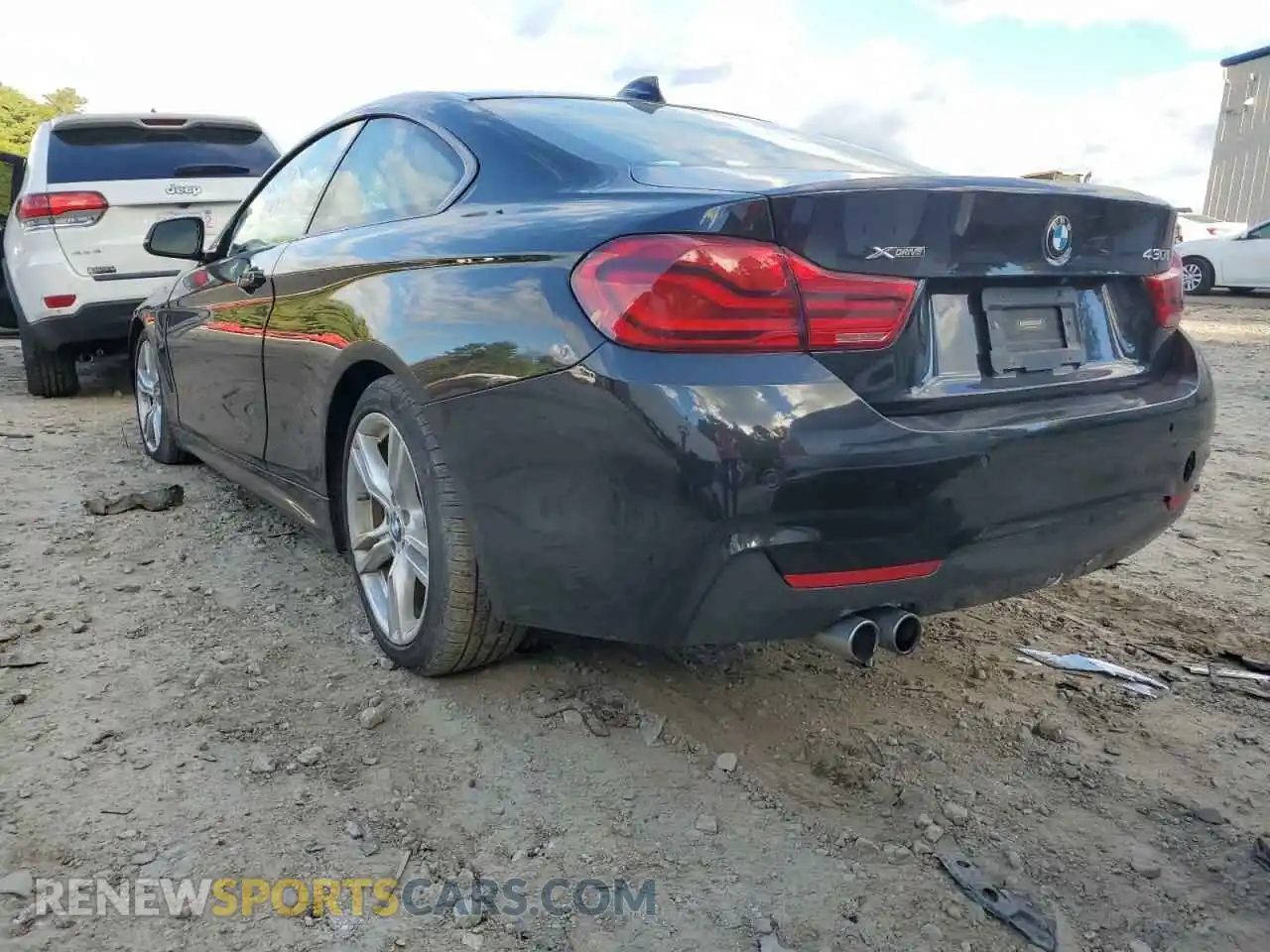 3 fotografías del automóvil dañado WBA4W5C59KAE43944 BMW 4 SERIES 2019
