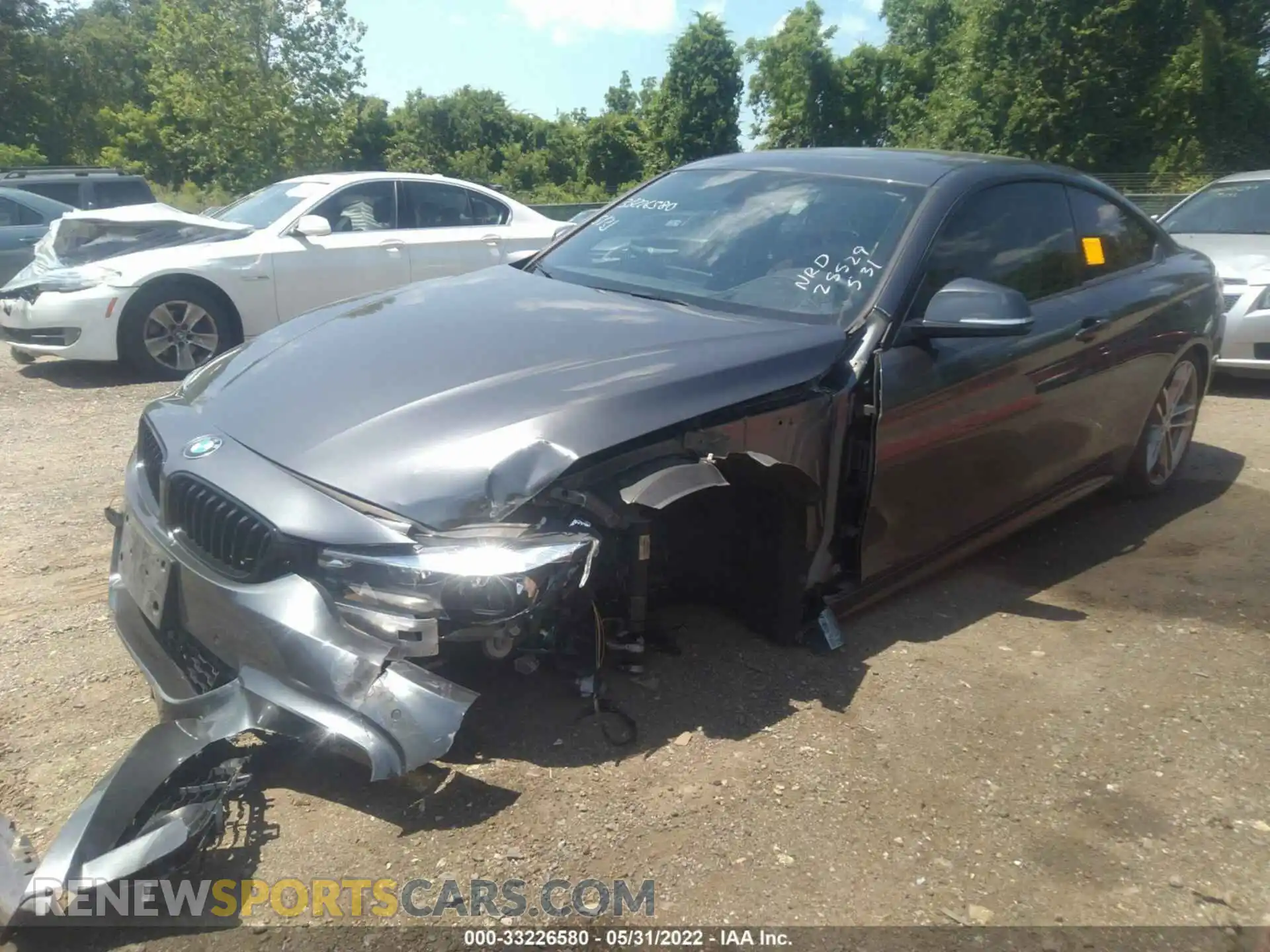 2 Photograph of a damaged car WBA4W5C59KAE50831 BMW 4 SERIES 2019