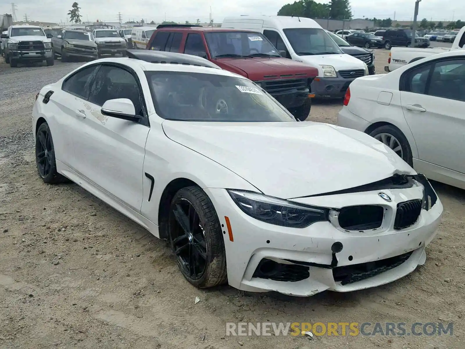 1 Photograph of a damaged car WBA4W7C51KAG52459 BMW 4 SERIES 2019