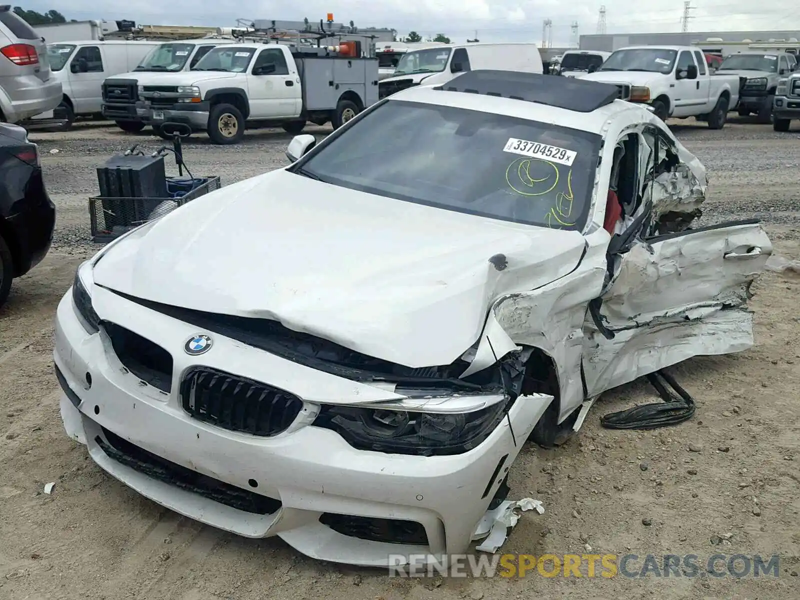2 Photograph of a damaged car WBA4W7C51KAG52459 BMW 4 SERIES 2019