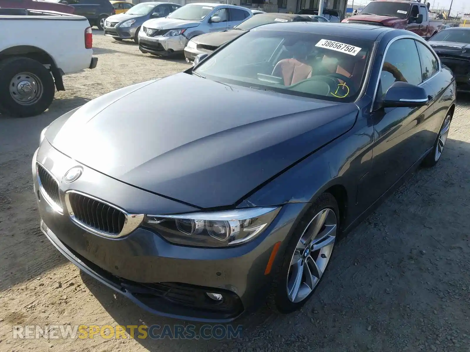 2 Photograph of a damaged car WBA4W7C57KAG53129 BMW 4 SERIES 2019