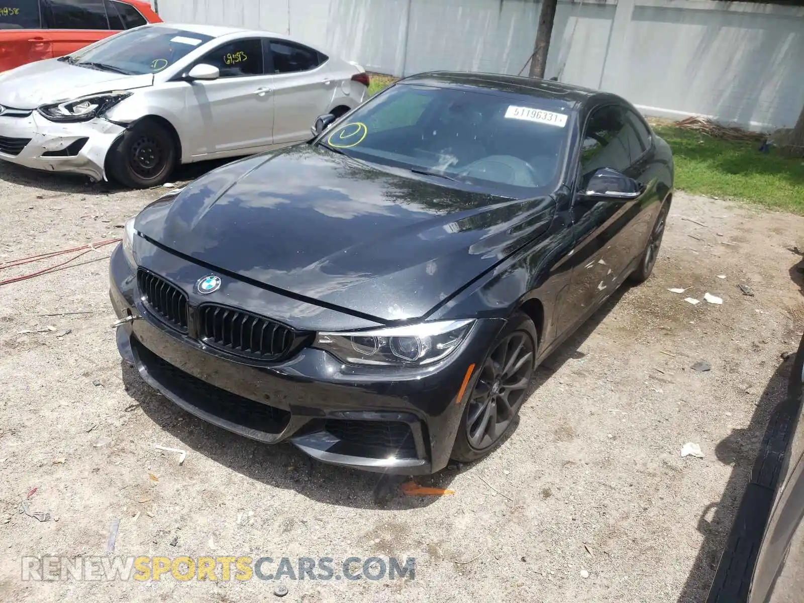 2 Photograph of a damaged car WBA4W7C59KAG52368 BMW 4 SERIES 2019