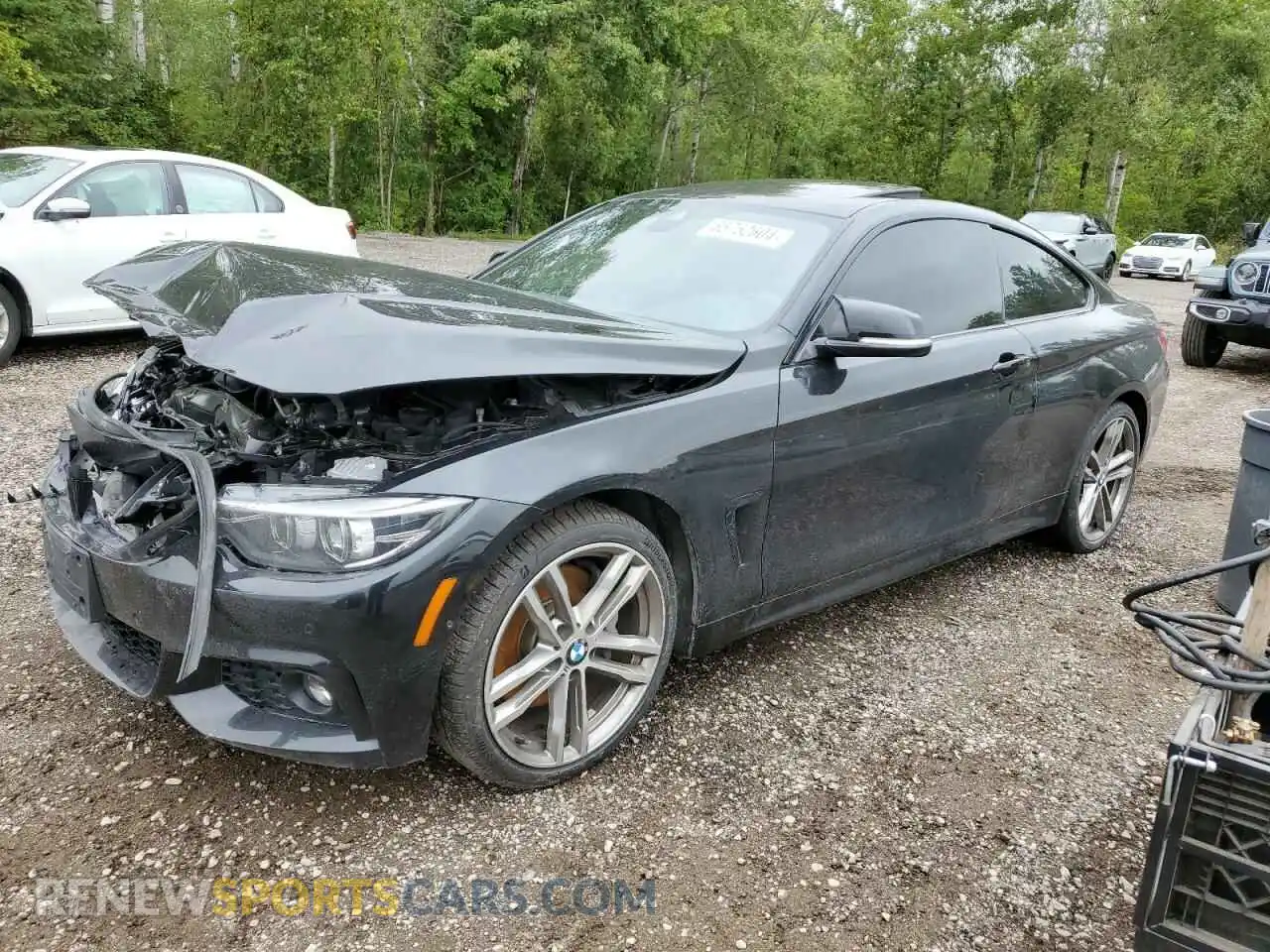 1 Photograph of a damaged car WBA4W9C52KAF94051 BMW 4 SERIES 2019