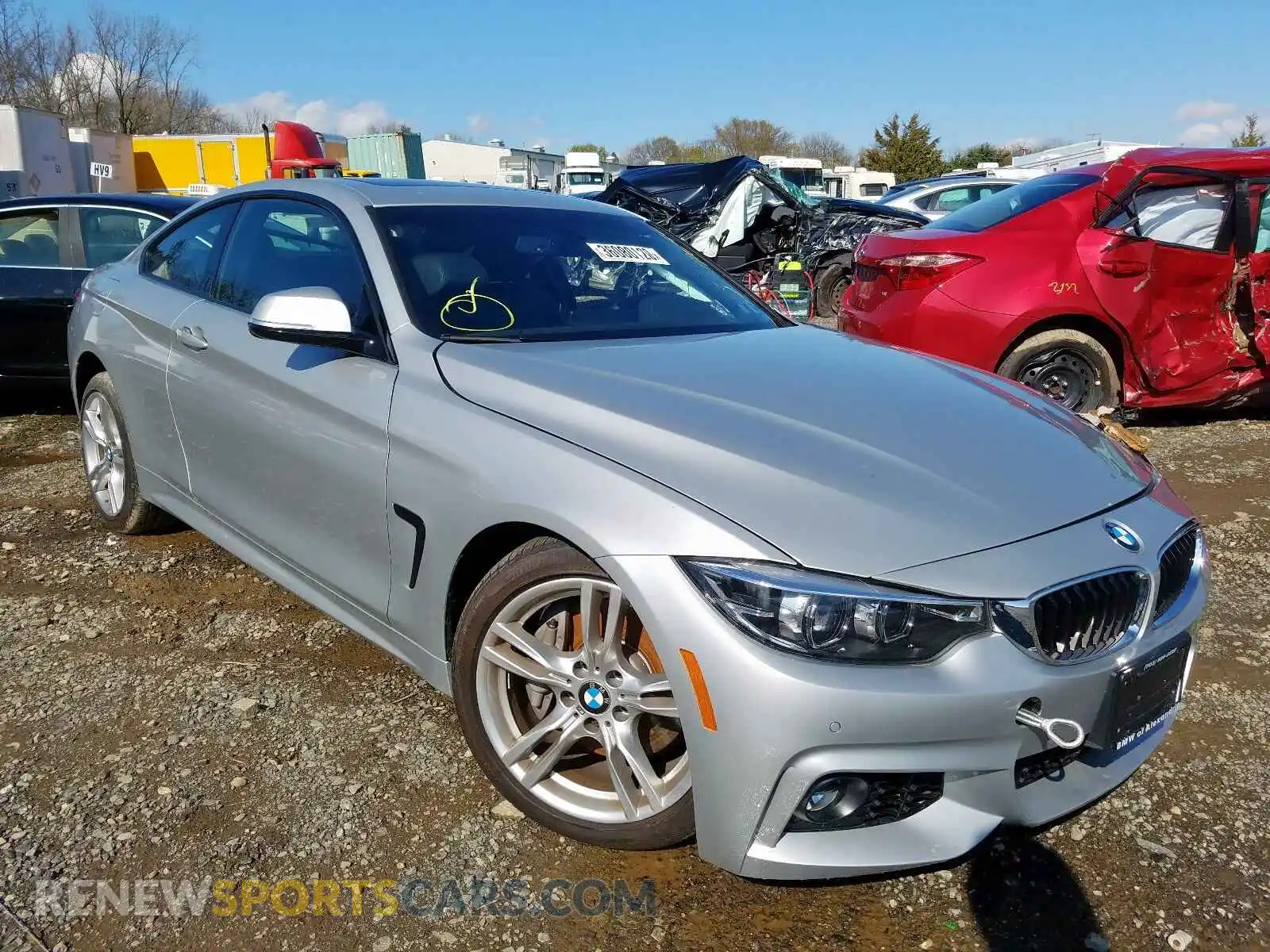 1 Photograph of a damaged car WBA4W9C52KAF98780 BMW 4 SERIES 2019