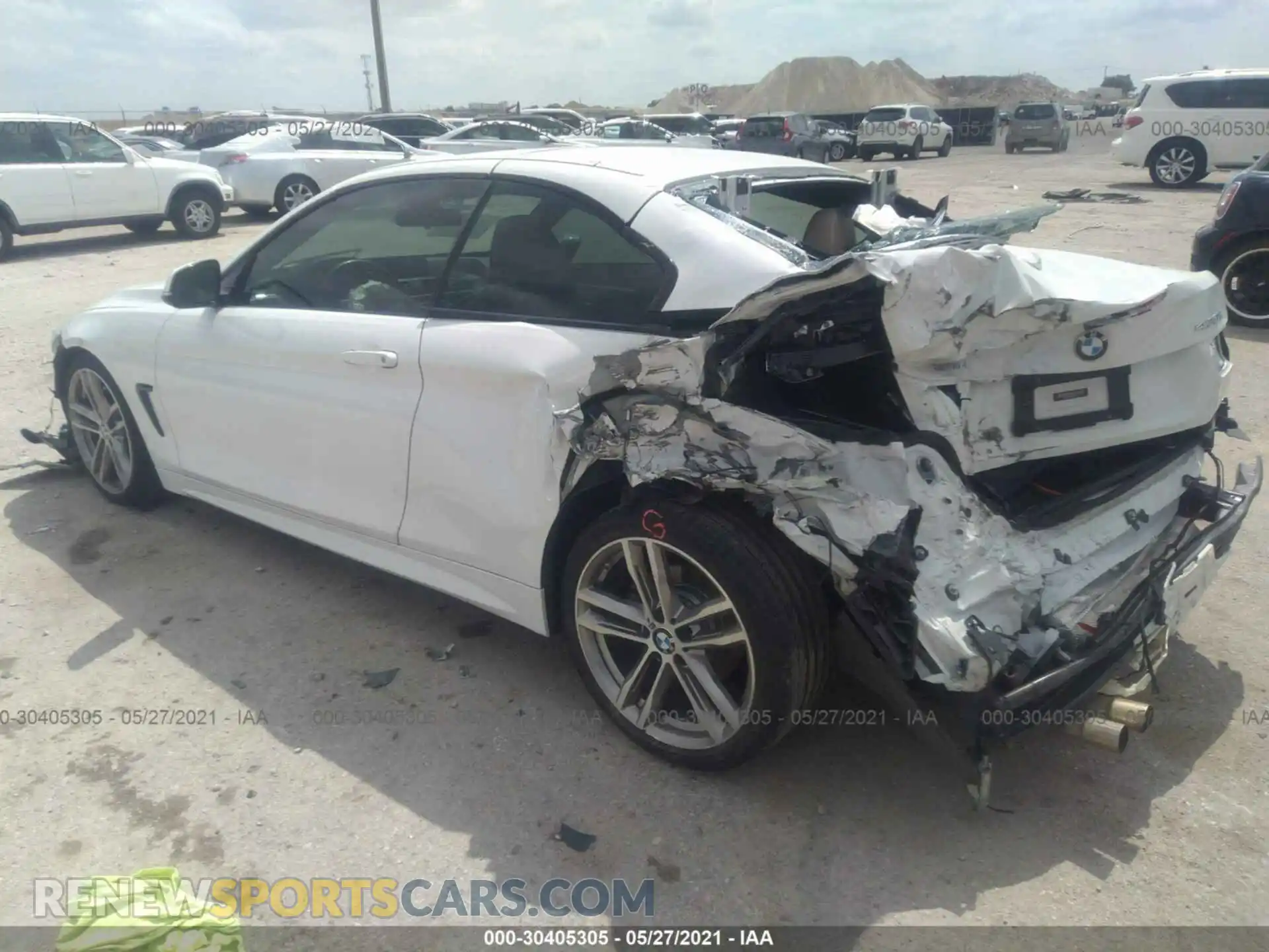 3 fotografías del automóvil dañado WBA4Z1C52KEE44622 BMW 4 SERIES 2019