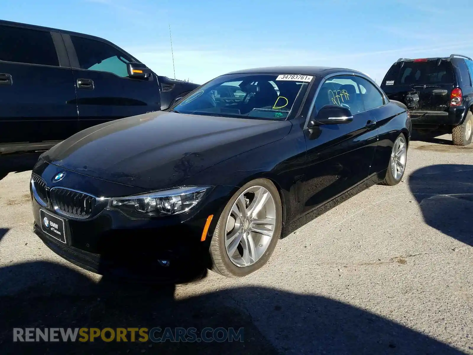 2 Фотография поврежденного автомобиля WBA4Z1C52KEE51697 BMW 4 SERIES 2019