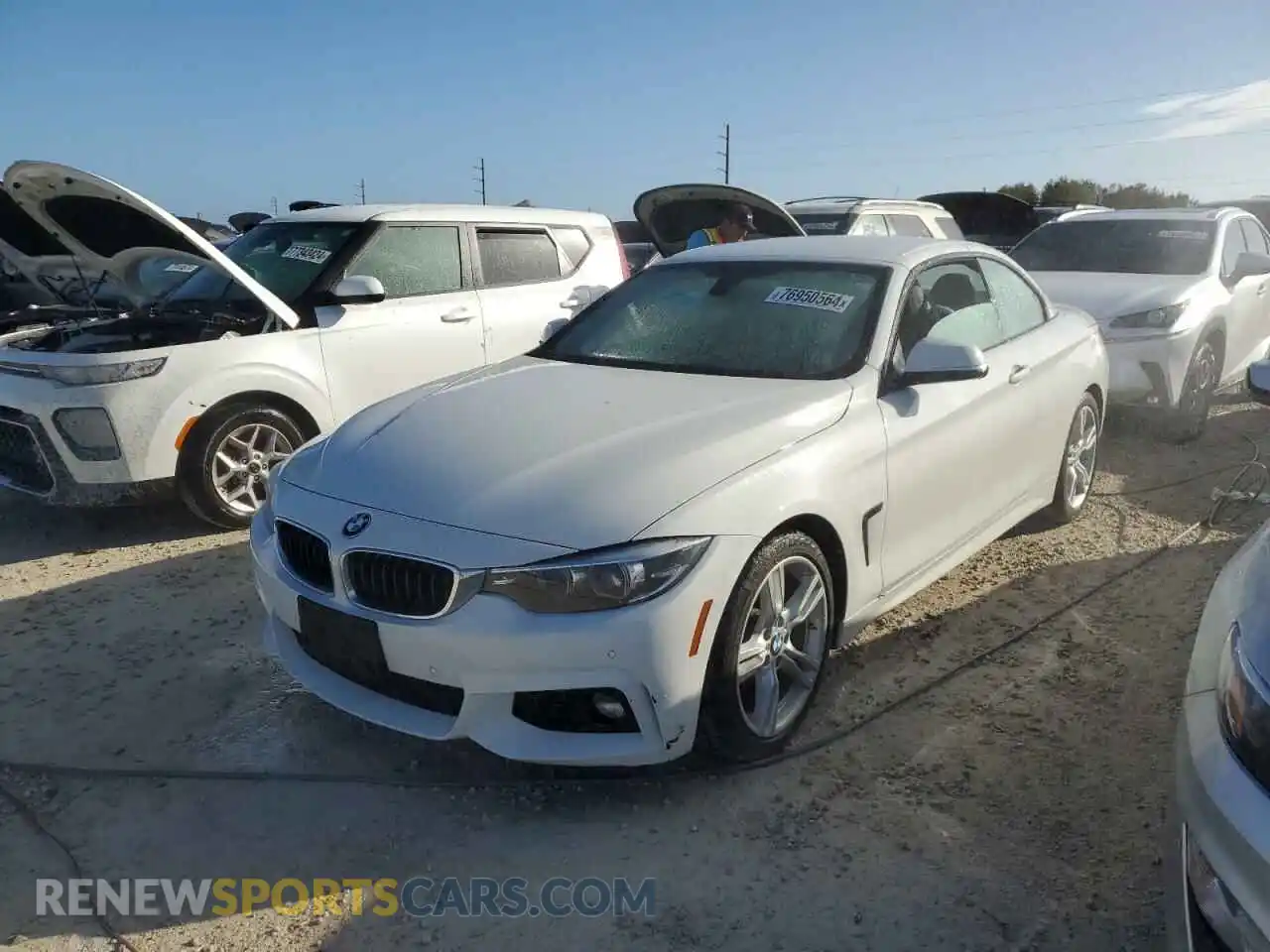 1 Photograph of a damaged car WBA4Z1C53KEE44659 BMW 4 SERIES 2019