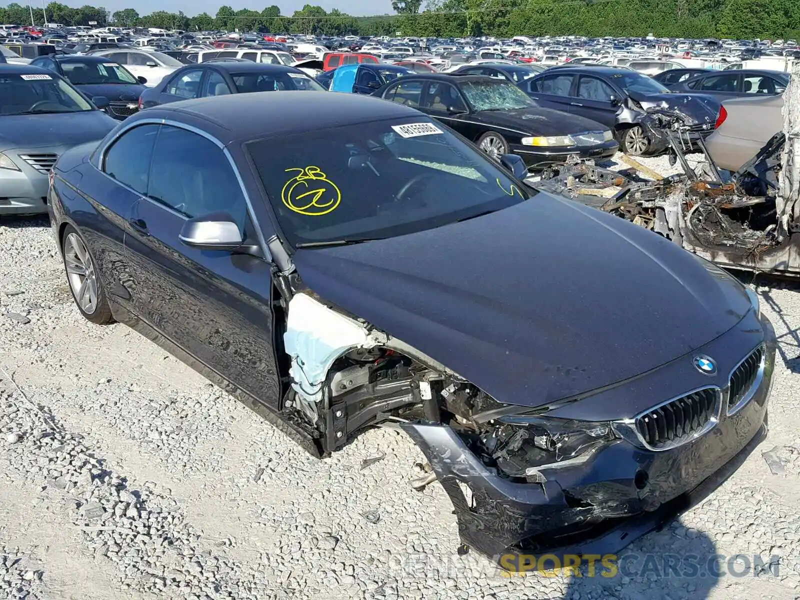 1 Photograph of a damaged car WBA4Z1C55KEE48793 BMW 4 SERIES 2019