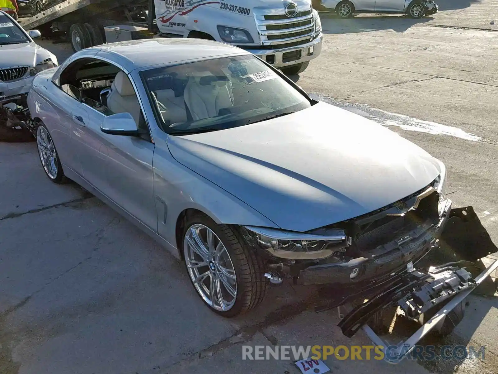 1 Photograph of a damaged car WBA4Z1C56KEE48673 BMW 4 SERIES 2019