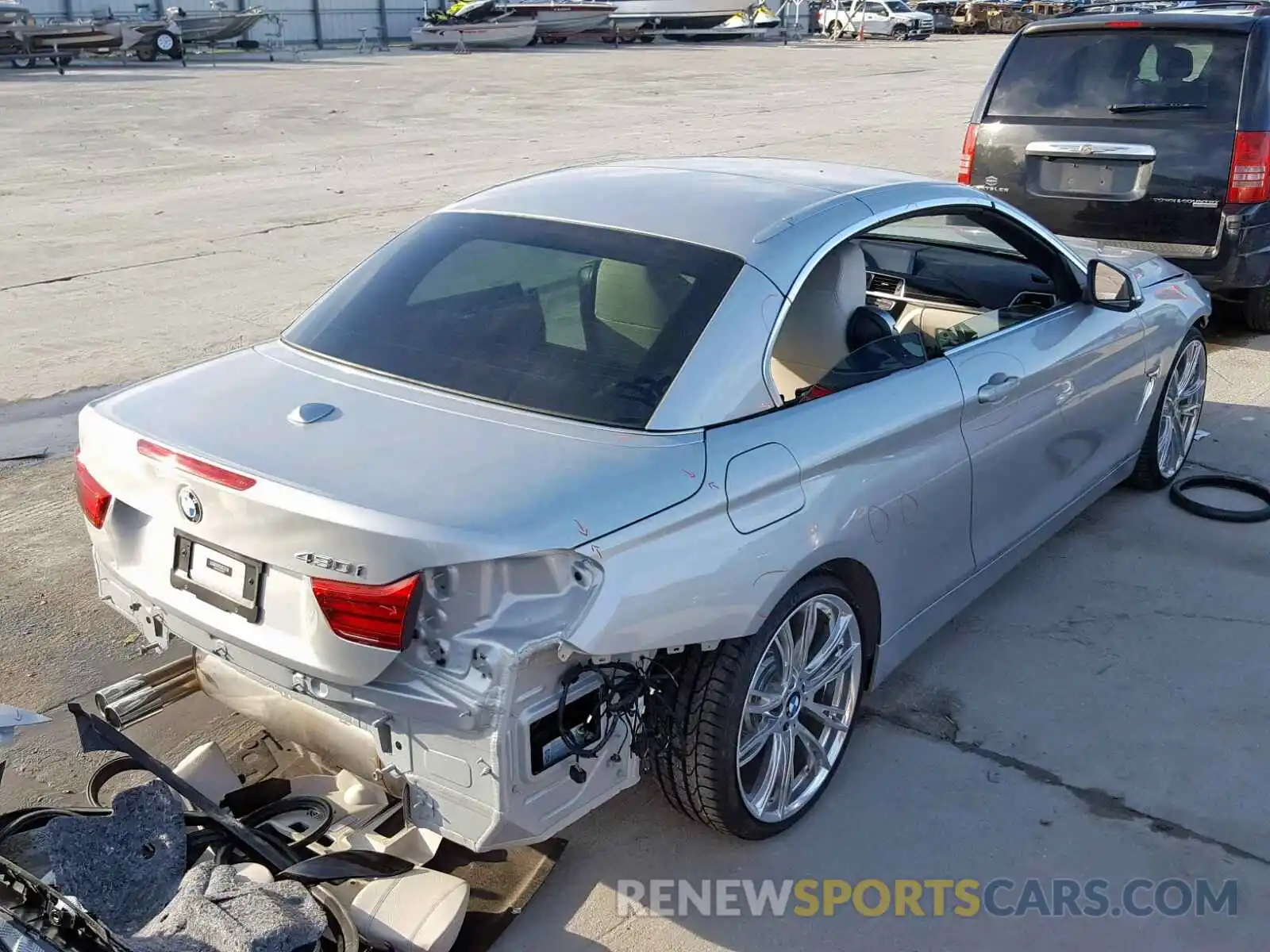 4 Photograph of a damaged car WBA4Z1C56KEE48673 BMW 4 SERIES 2019