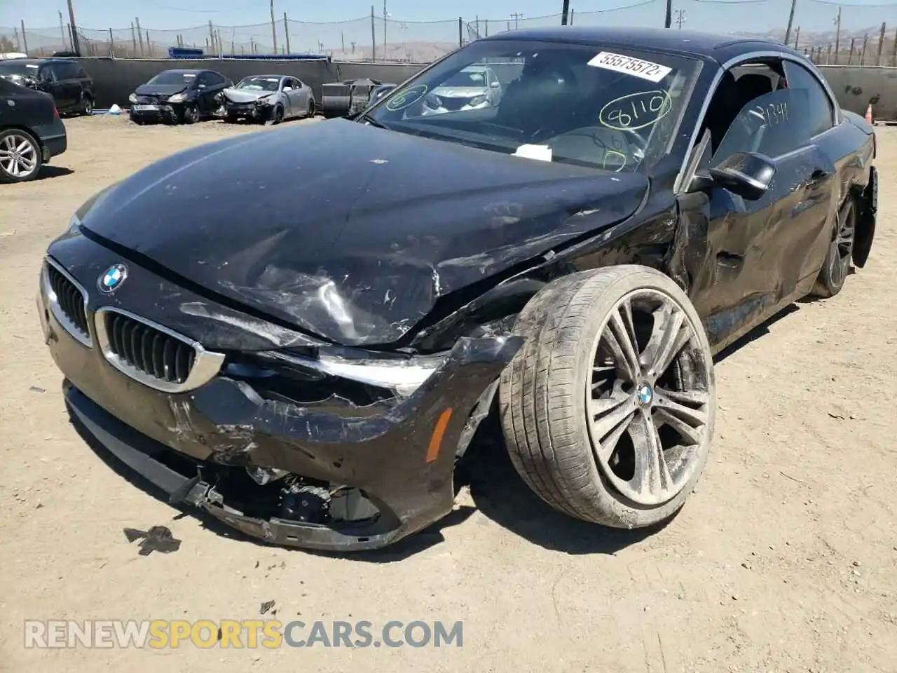 2 fotografías del automóvil dañado WBA4Z1C5XKEE44044 BMW 4 SERIES 2019
