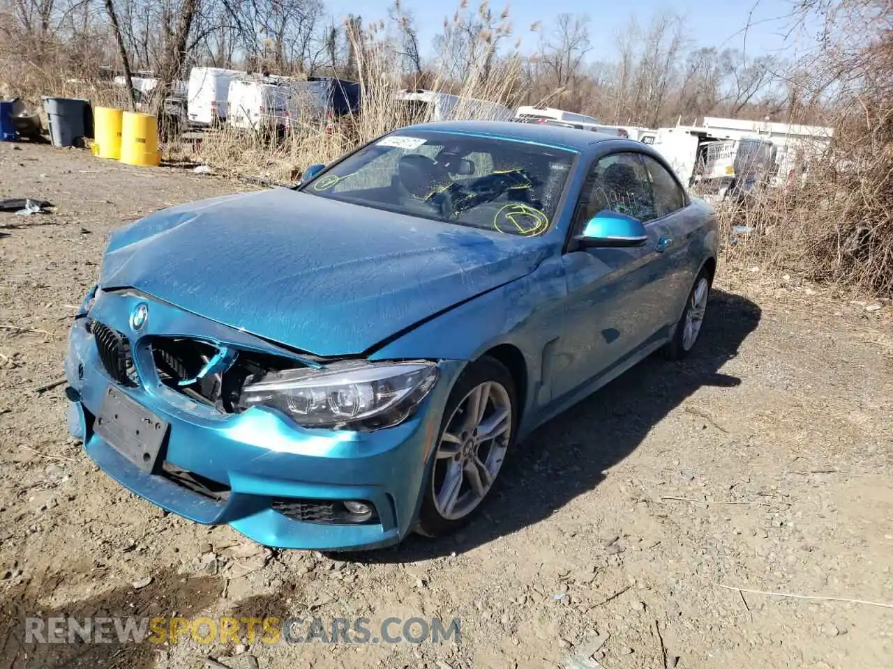 2 Photograph of a damaged car WBA4Z3C50KEF31723 BMW 4 SERIES 2019