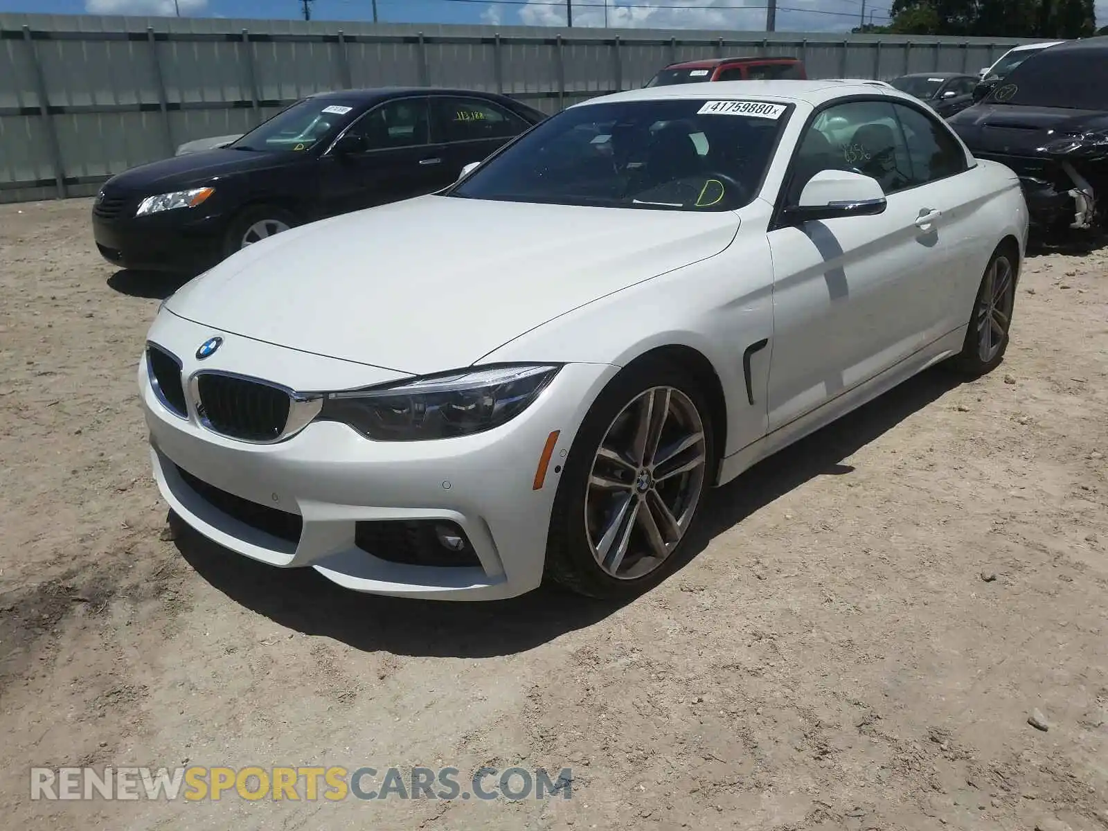 2 Photograph of a damaged car WBA4Z5C59KEE17554 BMW 4 SERIES 2019