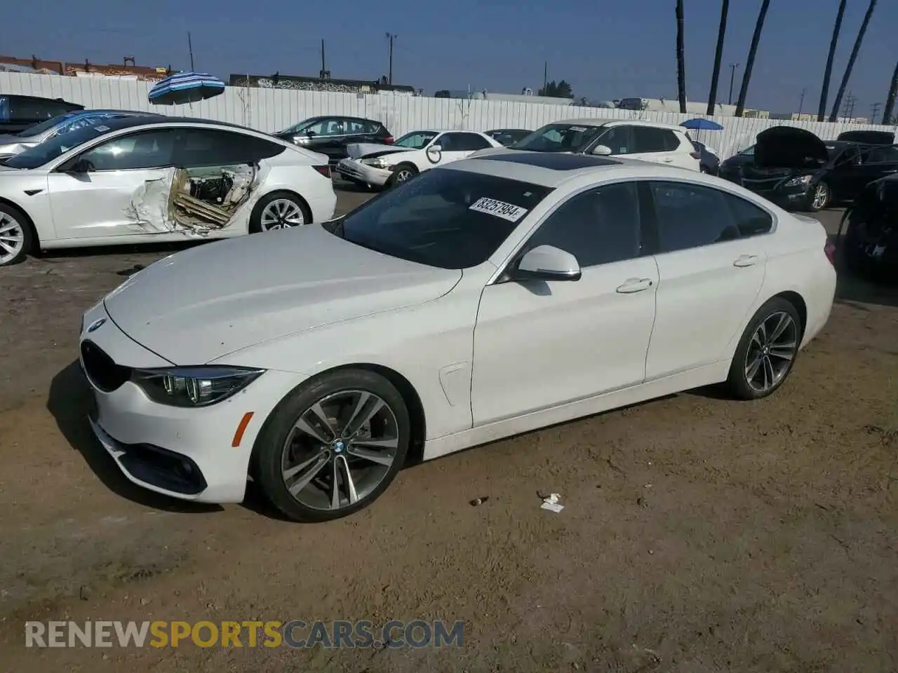 1 Photograph of a damaged car WBA4J1C01LBU67532 BMW 4 SERIES 2020