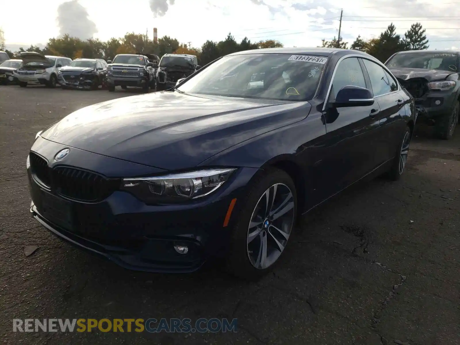 2 Photograph of a damaged car WBA4J1C02LCE64927 BMW 4 SERIES 2020