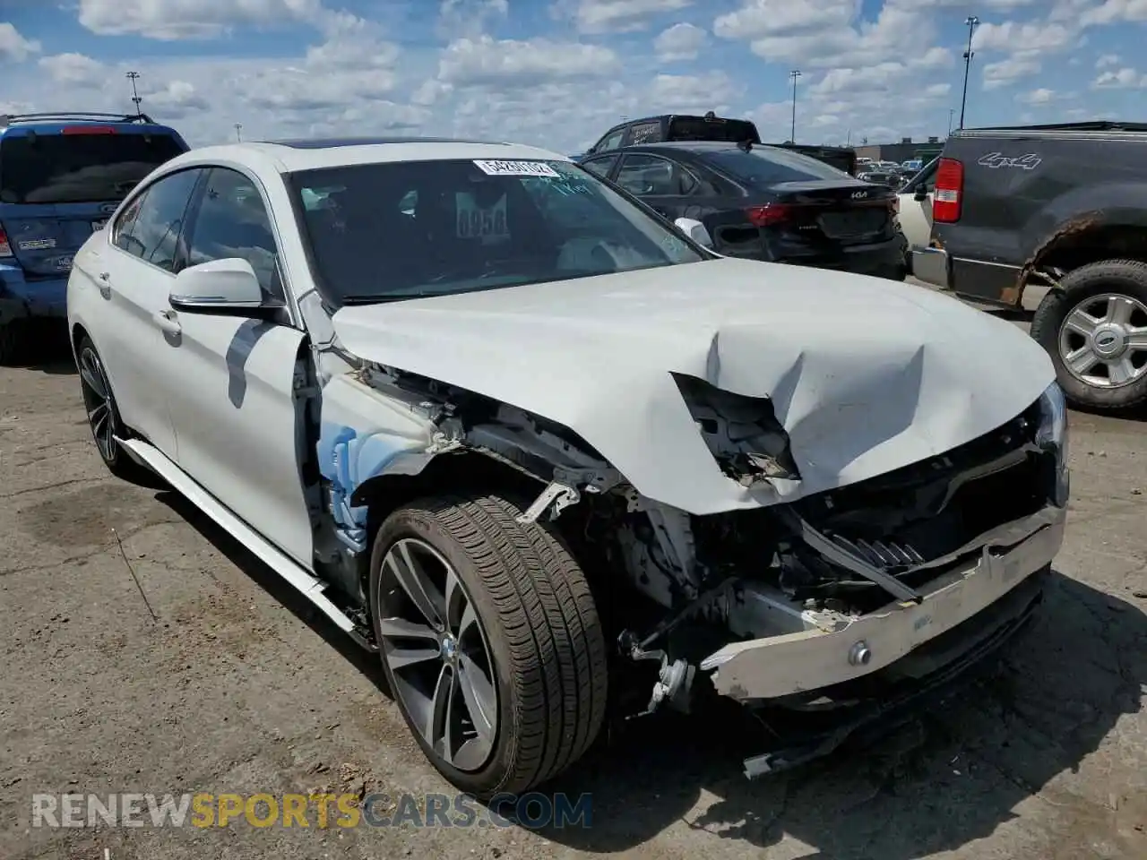 1 Photograph of a damaged car WBA4J1C05LCE55803 BMW 4 SERIES 2020