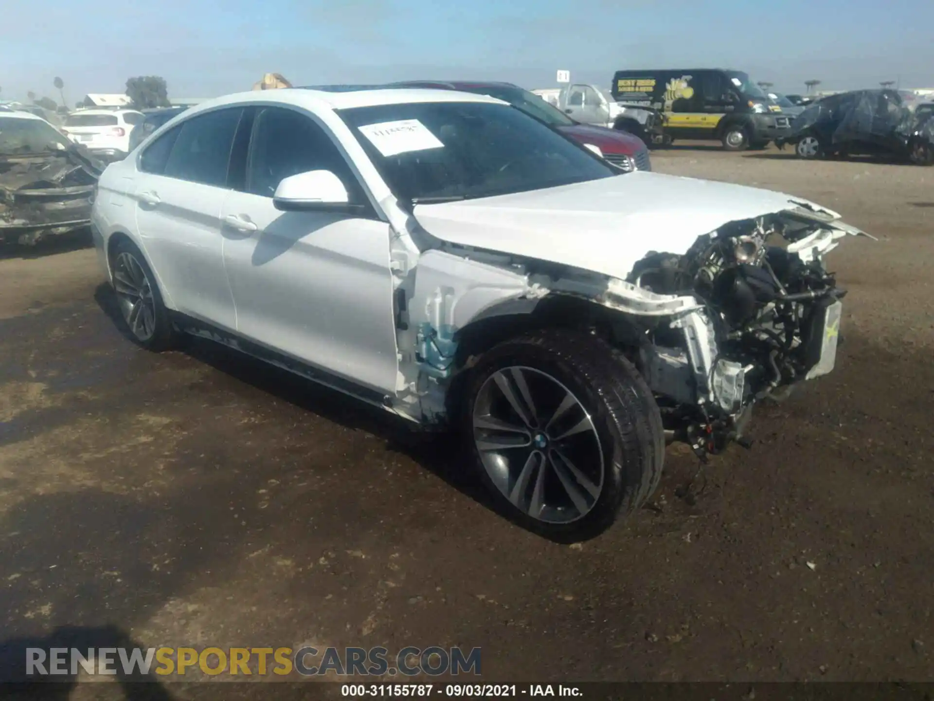 1 Photograph of a damaged car WBA4J1C06LCD53586 BMW 4 SERIES 2020