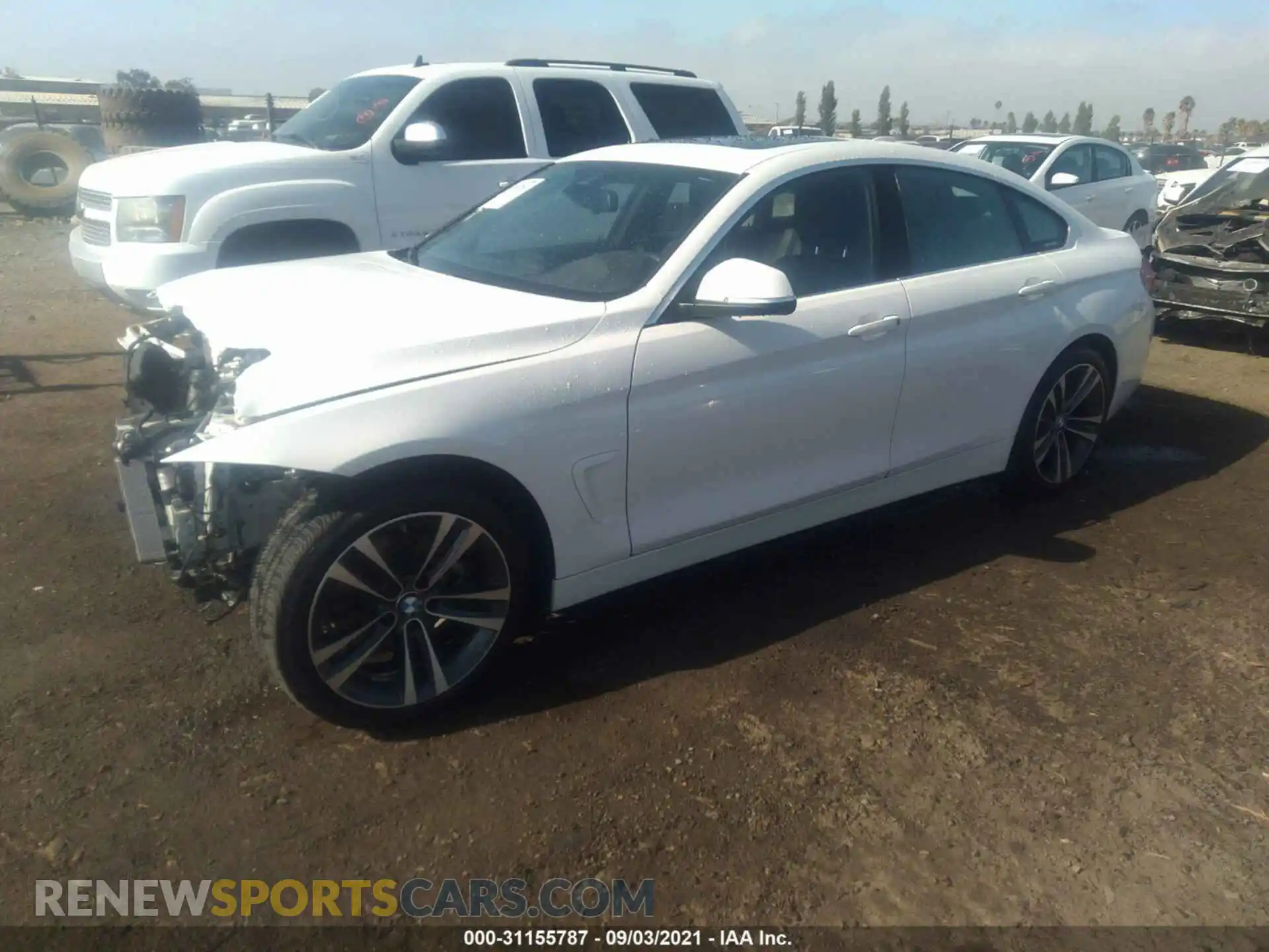 2 Photograph of a damaged car WBA4J1C06LCD53586 BMW 4 SERIES 2020