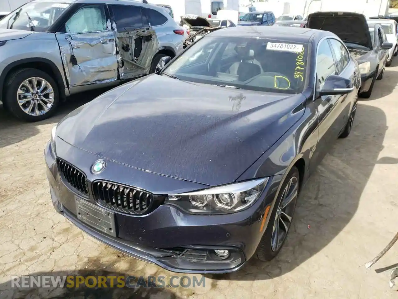2 Photograph of a damaged car WBA4J1C09LCE46649 BMW 4 SERIES 2020
