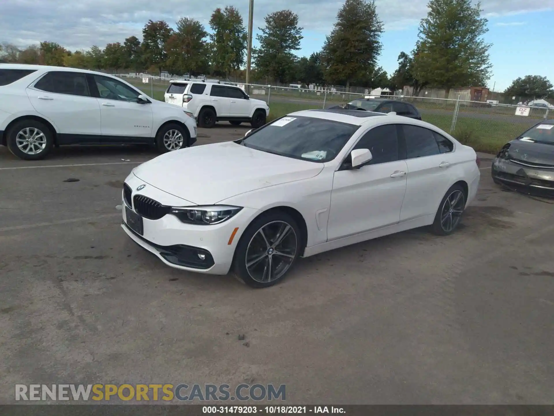 2 Photograph of a damaged car WBA4J3C05LCD21868 BMW 4 SERIES 2020