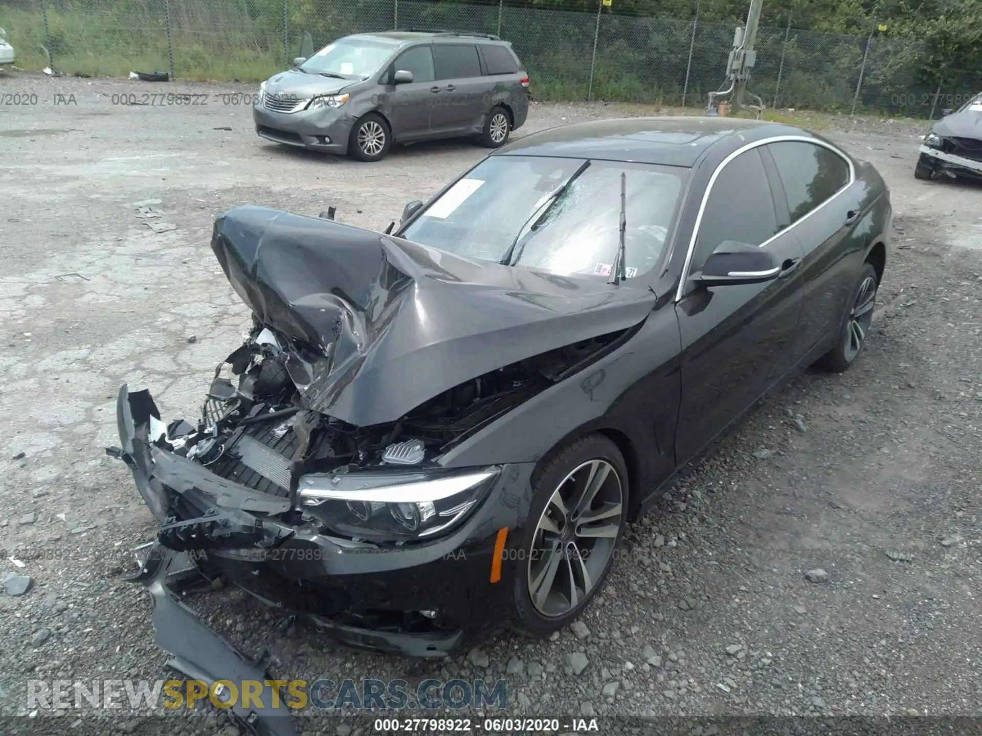 2 Photograph of a damaged car WBA4J7C09LBV99585 BMW 4 SERIES 2020