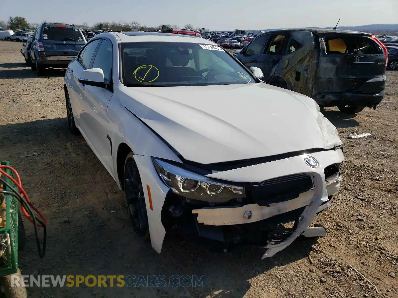 1 Photograph of a damaged car WBA4J7C09LBV99666 BMW 4 SERIES 2020
