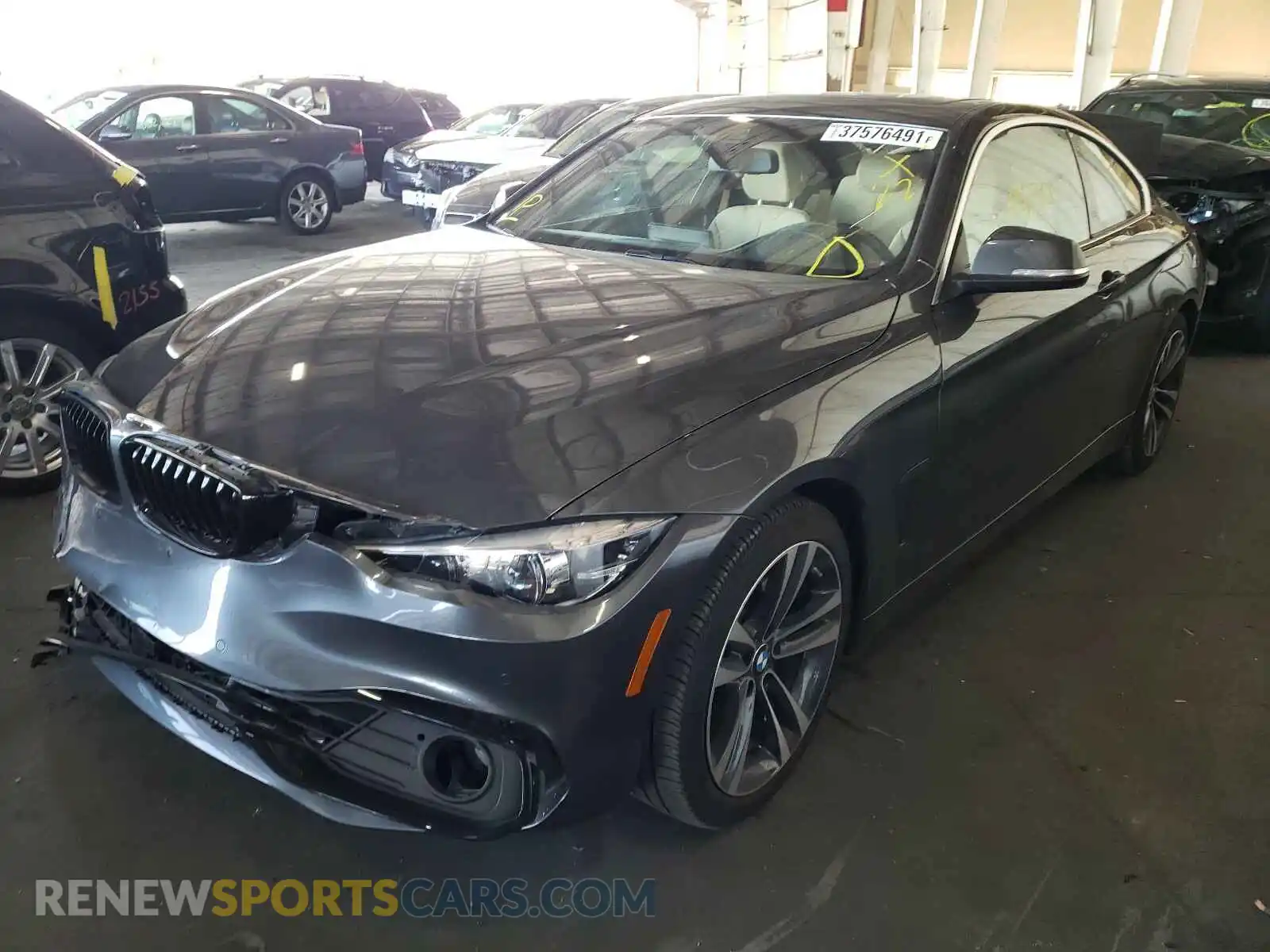 2 Photograph of a damaged car WBA4W3C02LFJ49246 BMW 4 SERIES 2020