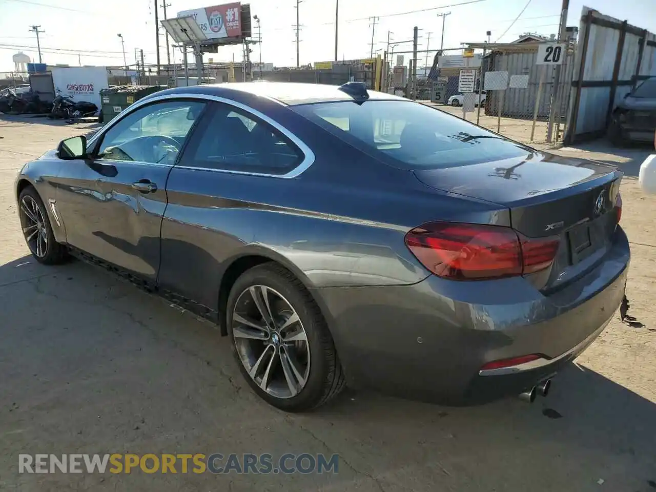 2 Photograph of a damaged car WBA4W5C07LFJ73859 BMW 4 SERIES 2020