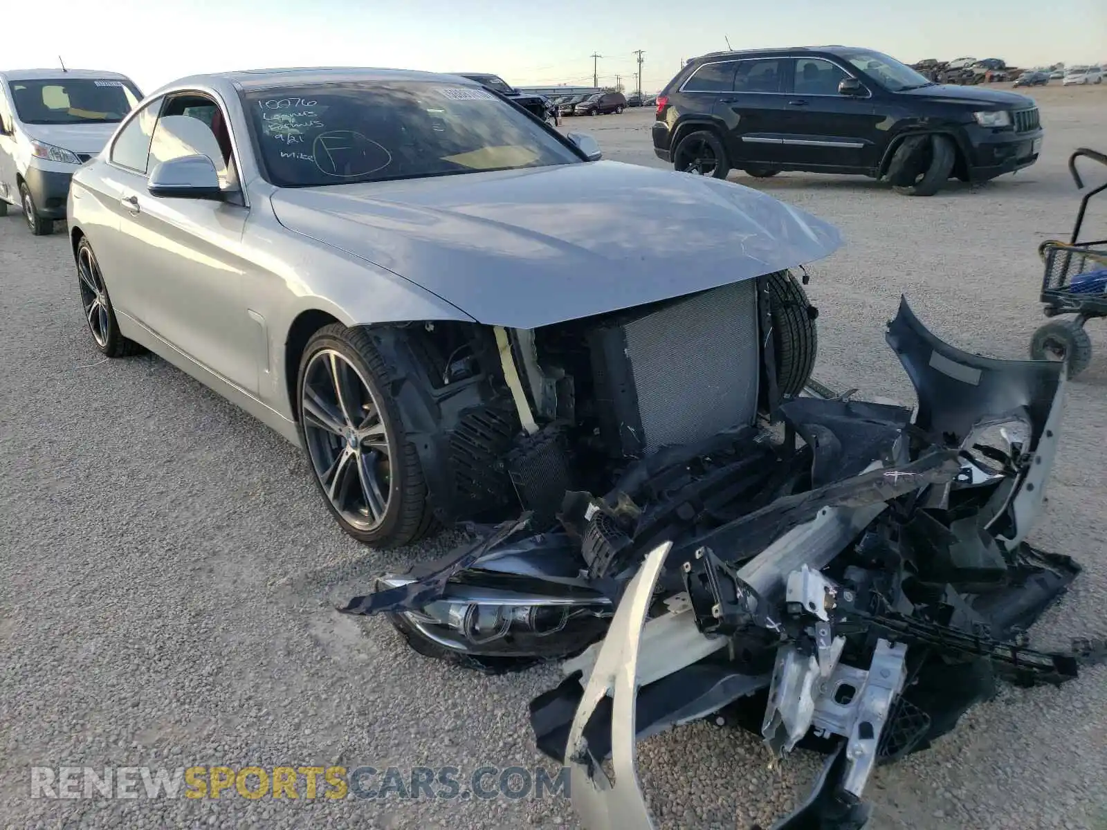 1 Photograph of a damaged car WBA4W7C04LFH14705 BMW 4 SERIES 2020