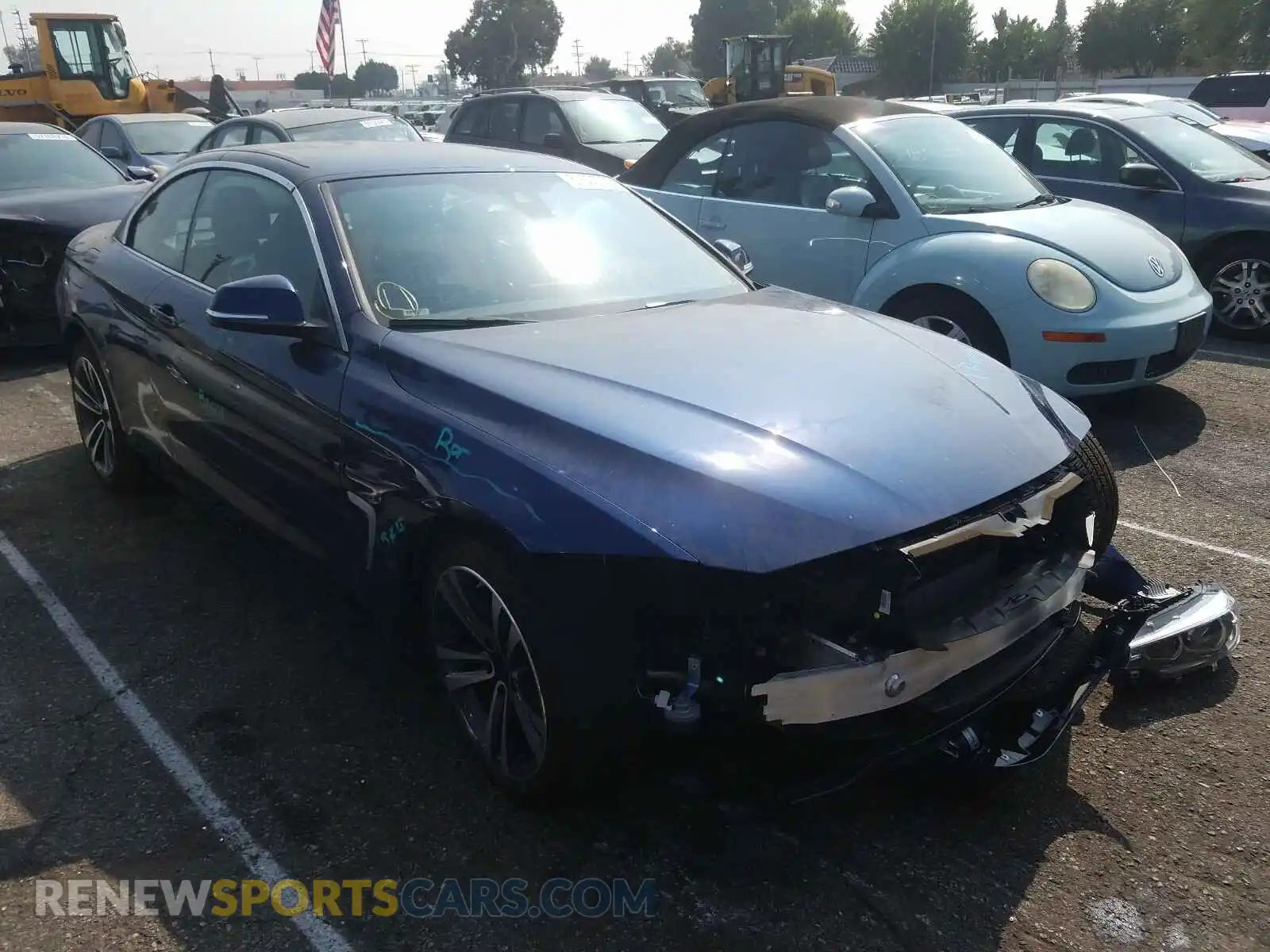 1 Фотография поврежденного автомобиля WBA4Z1C01L5P40010 BMW 4 SERIES 2020