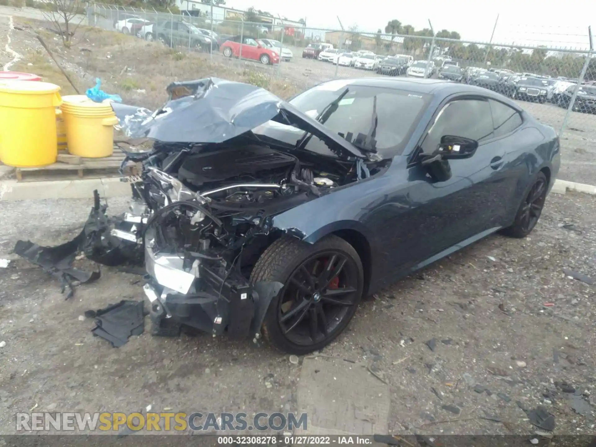 2 Photograph of a damaged car WBA13AR04MCF91281 BMW 4 SERIES 2021