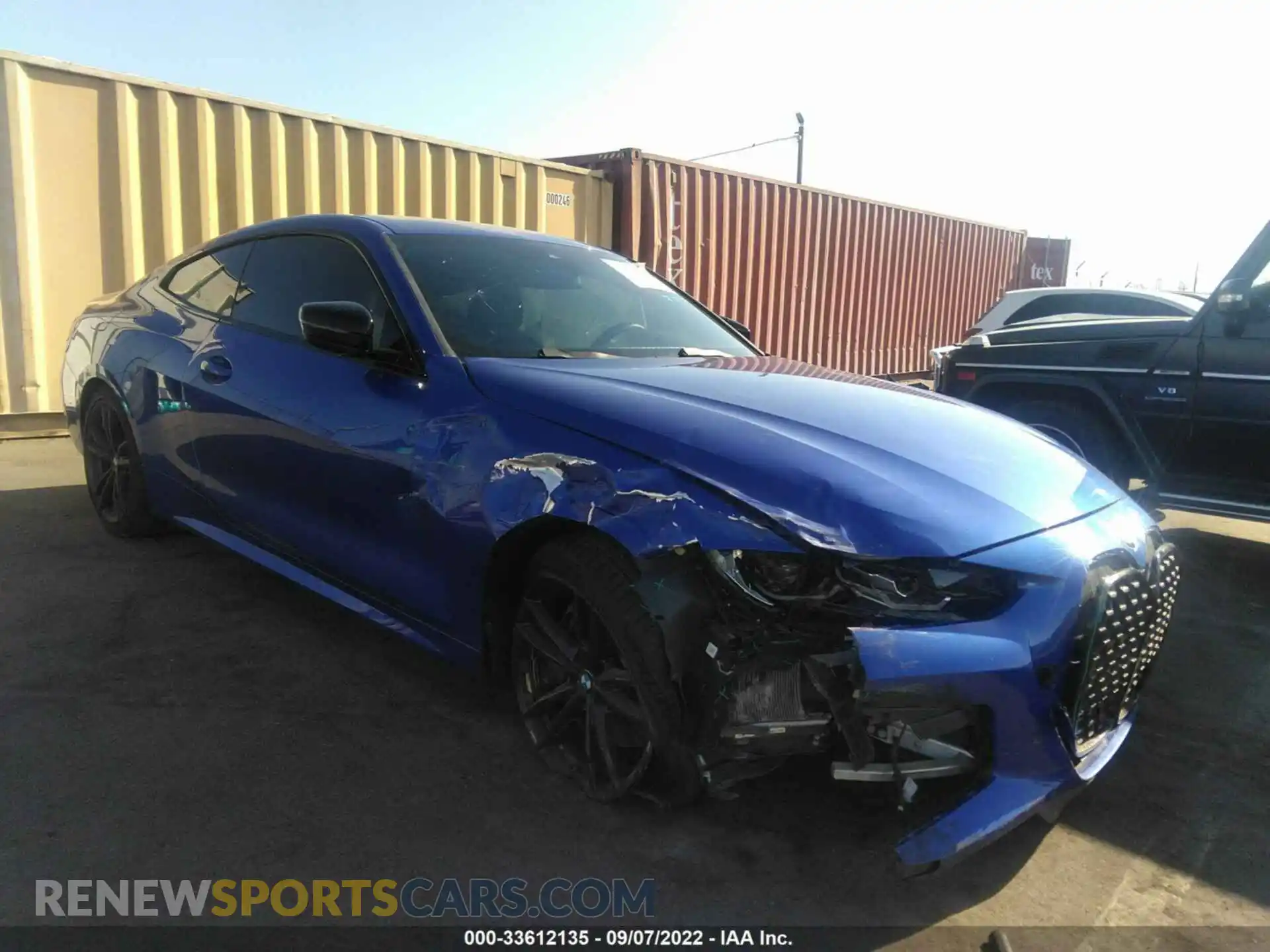 1 Photograph of a damaged car WBA13AR07MCG18019 BMW 4 SERIES 2021
