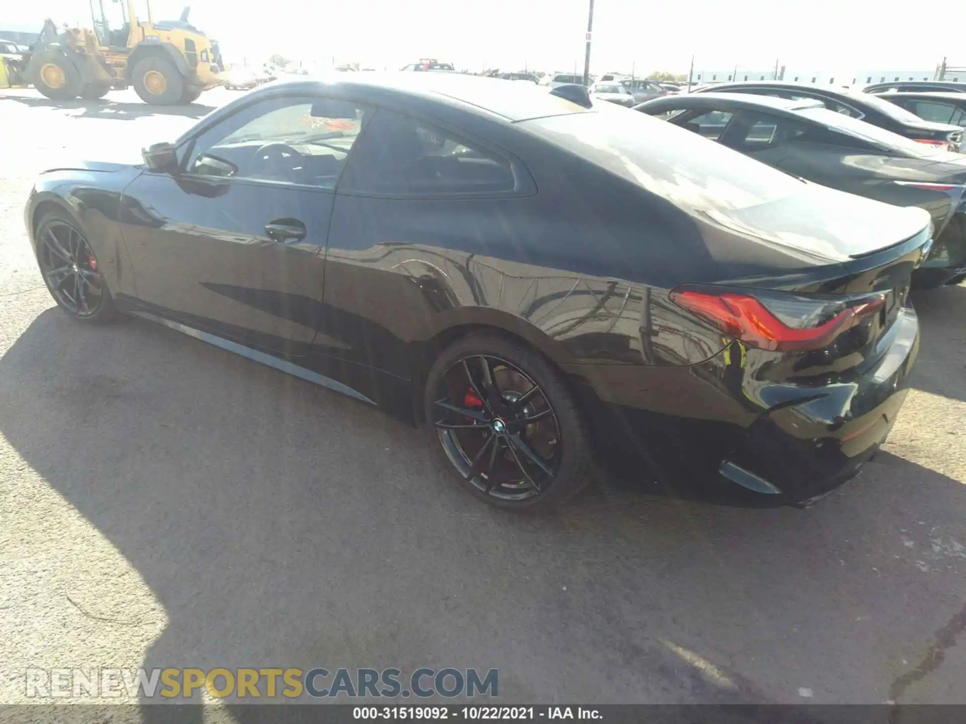3 Photograph of a damaged car WBA13AR08MCF87539 BMW 4 SERIES 2021