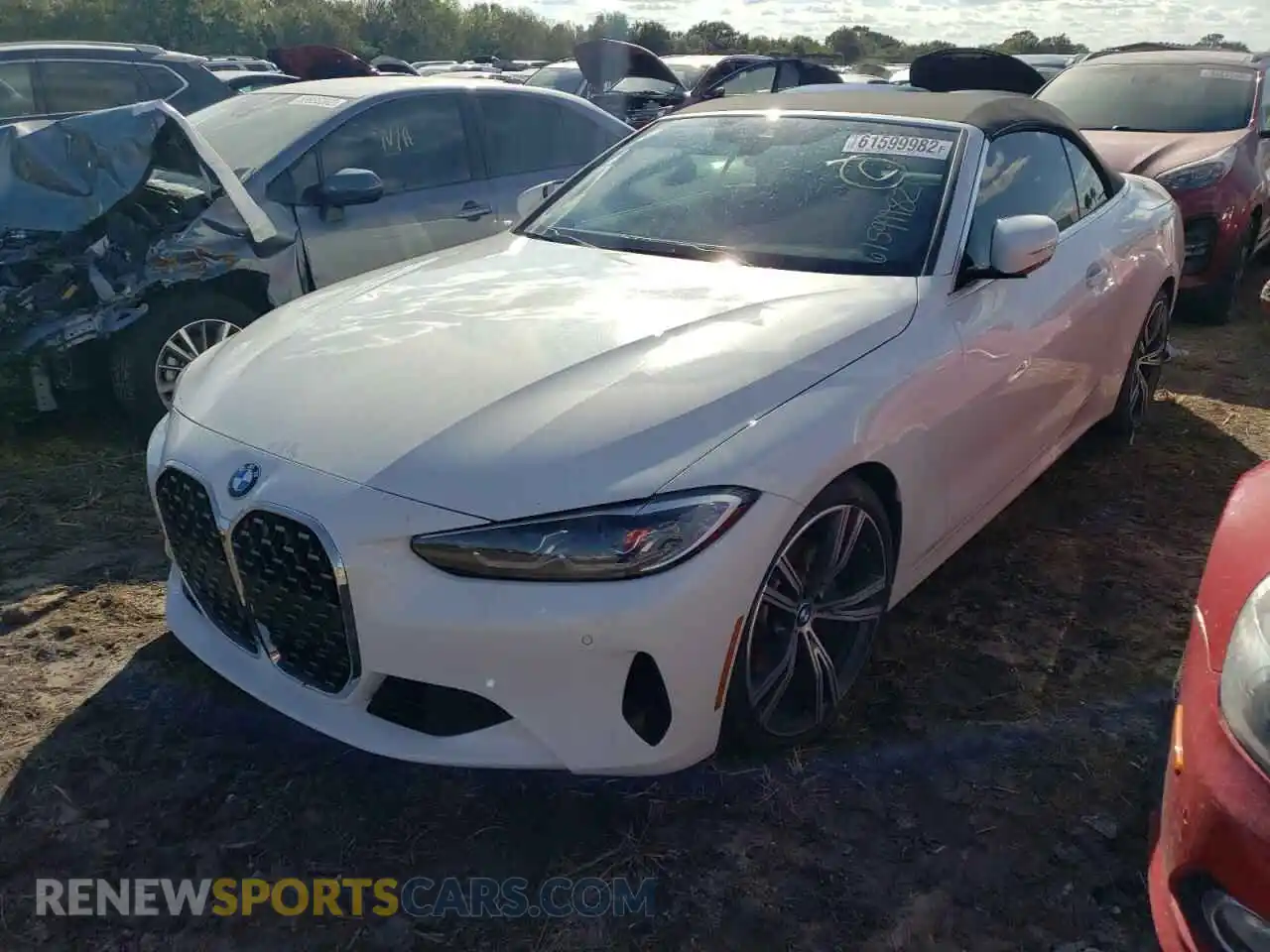 2 Photograph of a damaged car WBA23AT00MCH22297 BMW 4 SERIES 2021