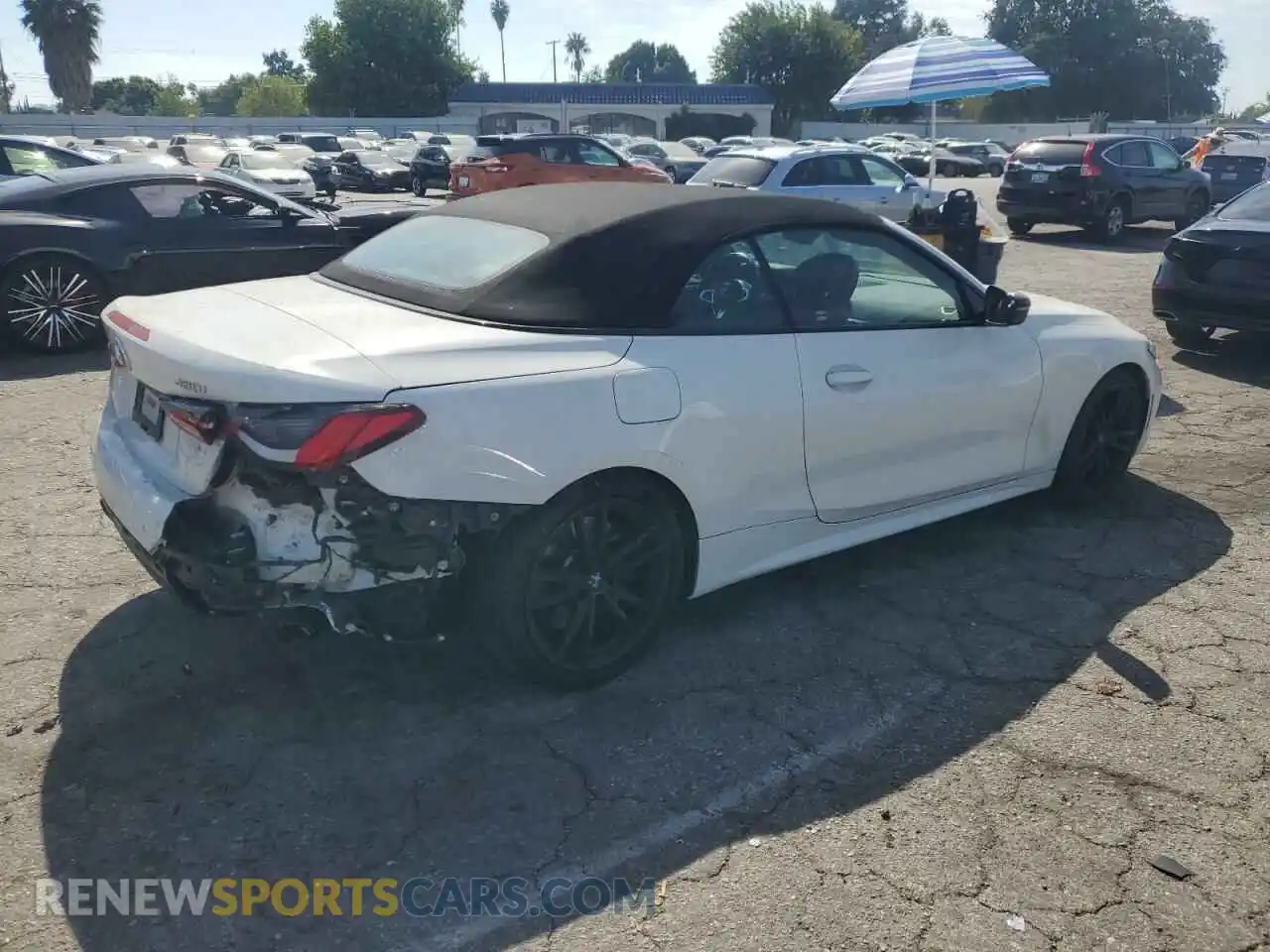 3 Photograph of a damaged car WBA23AT01MCG84238 BMW 4 SERIES 2021
