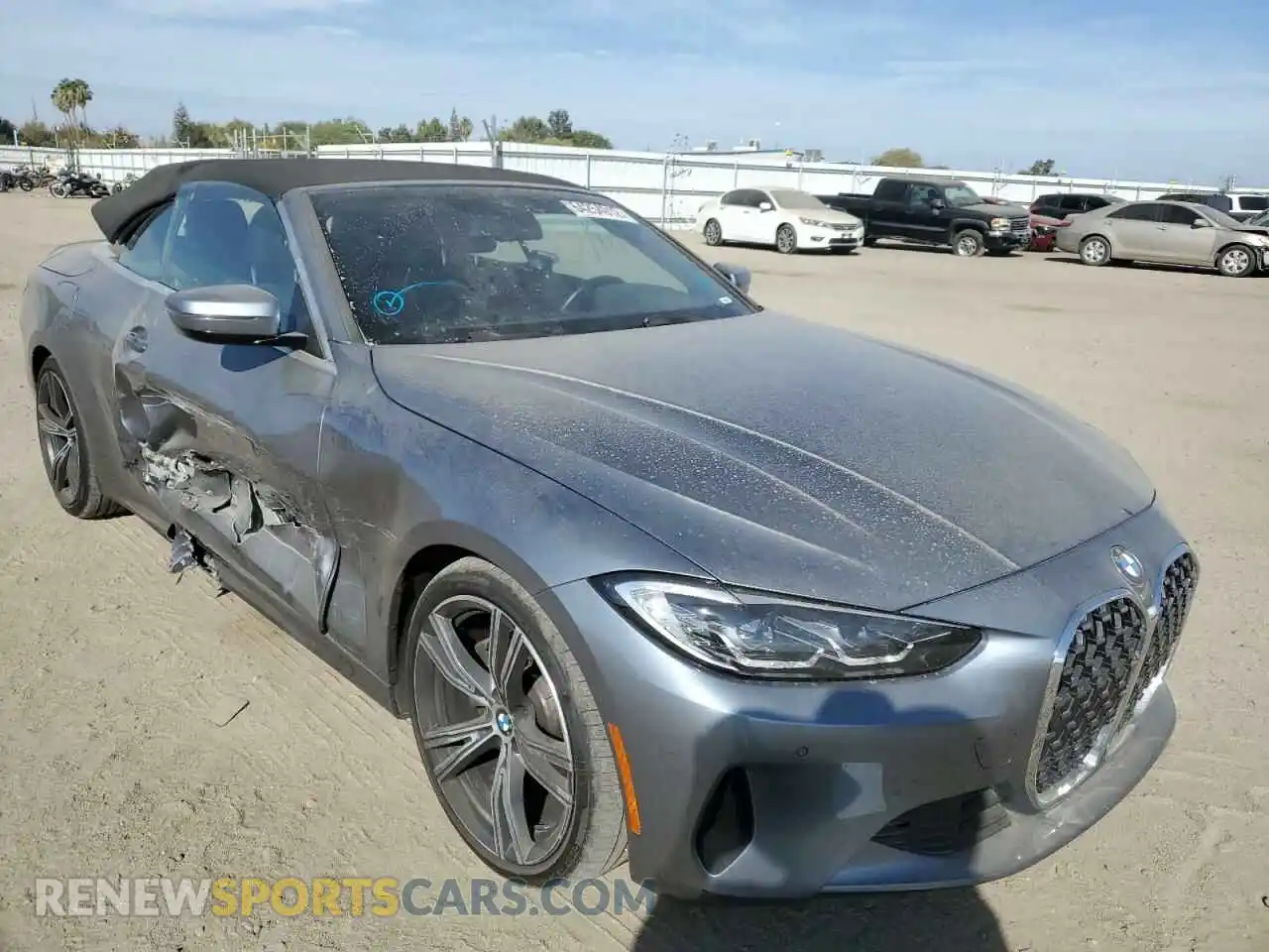 1 Photograph of a damaged car WBA23AT02MCG20936 BMW 4 SERIES 2021