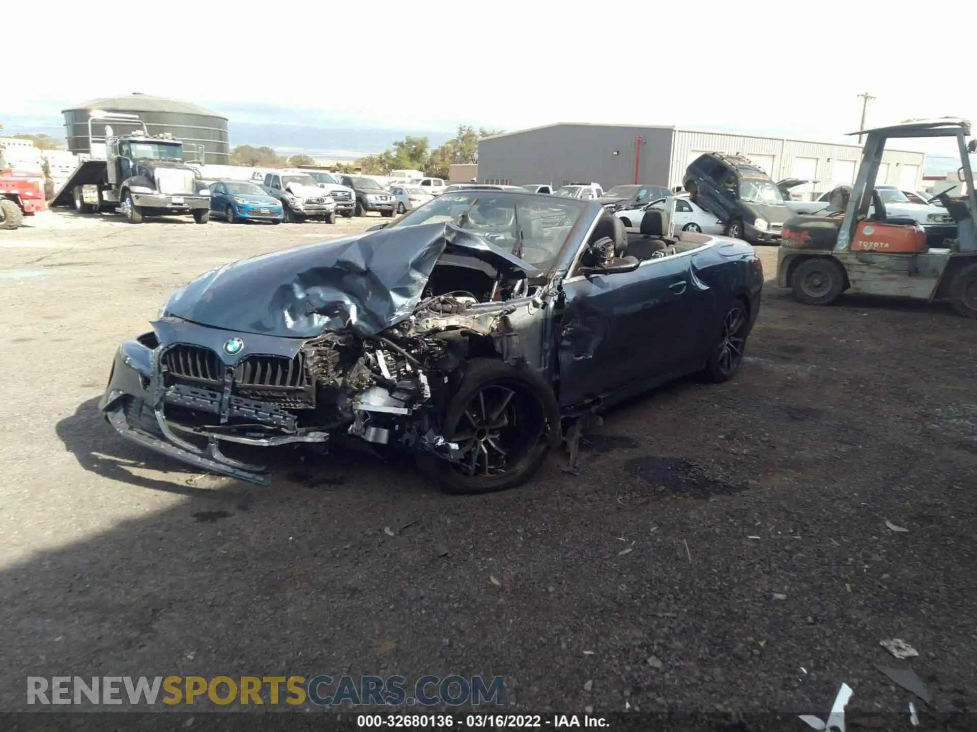2 fotografías del automóvil dañado WBA23AT09MCG87744 BMW 4 SERIES 2021