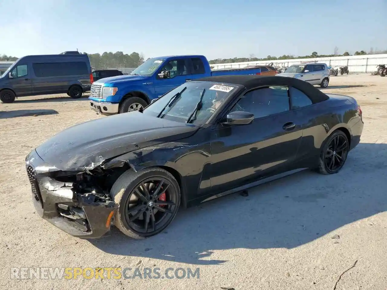 1 Photograph of a damaged car WBA23AT09MCG99733 BMW 4 SERIES 2021