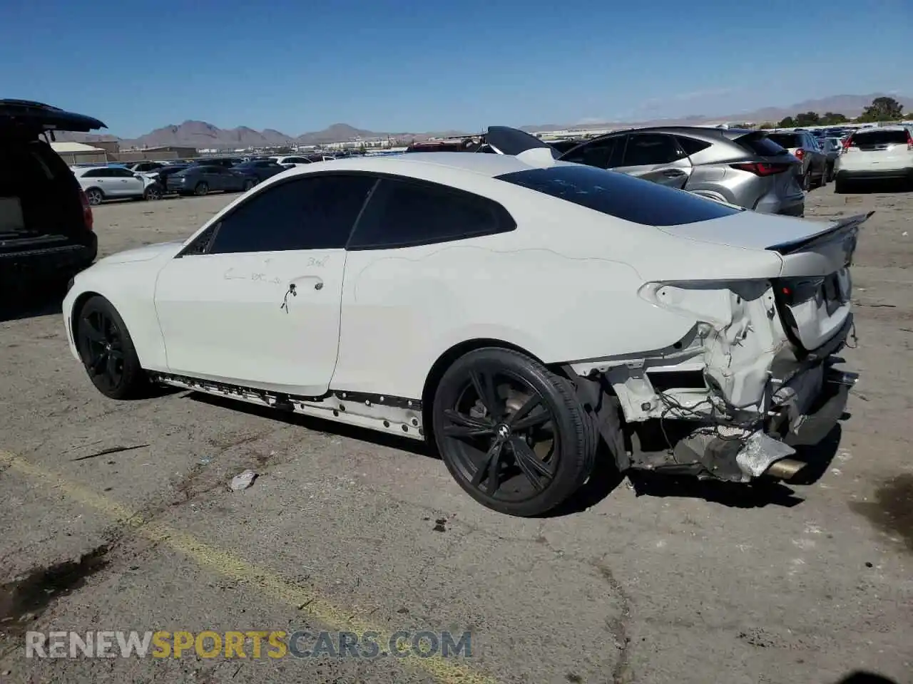 2 Photograph of a damaged car WBA53AP00MCF67113 BMW 4 SERIES 2021
