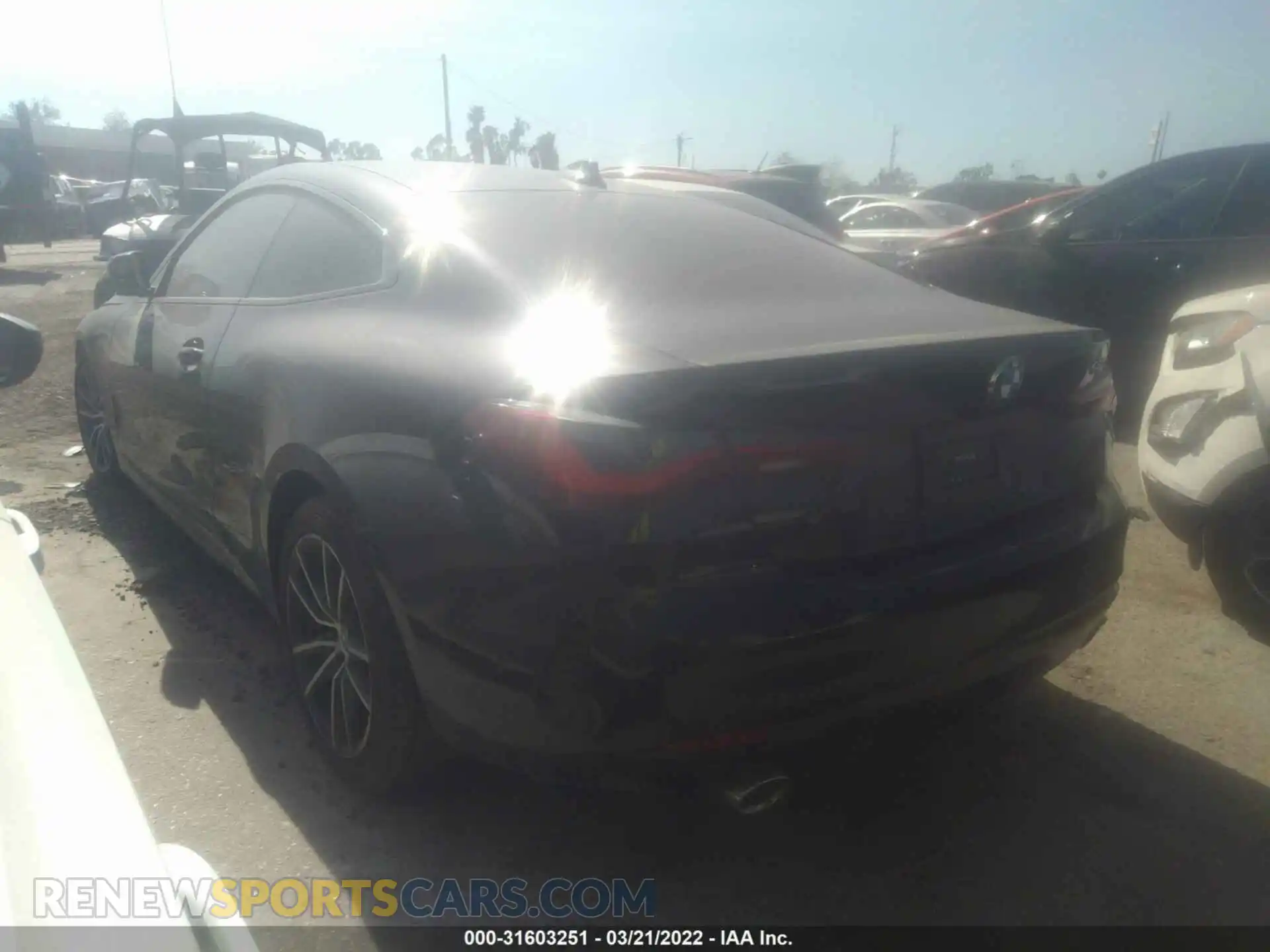 3 Photograph of a damaged car WBA53AP00MCG54767 BMW 4 SERIES 2021