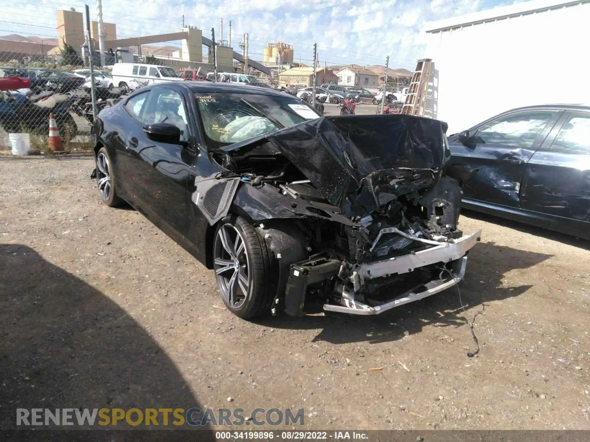 1 Photograph of a damaged car WBA53AP01MCF99181 BMW 4 SERIES 2021