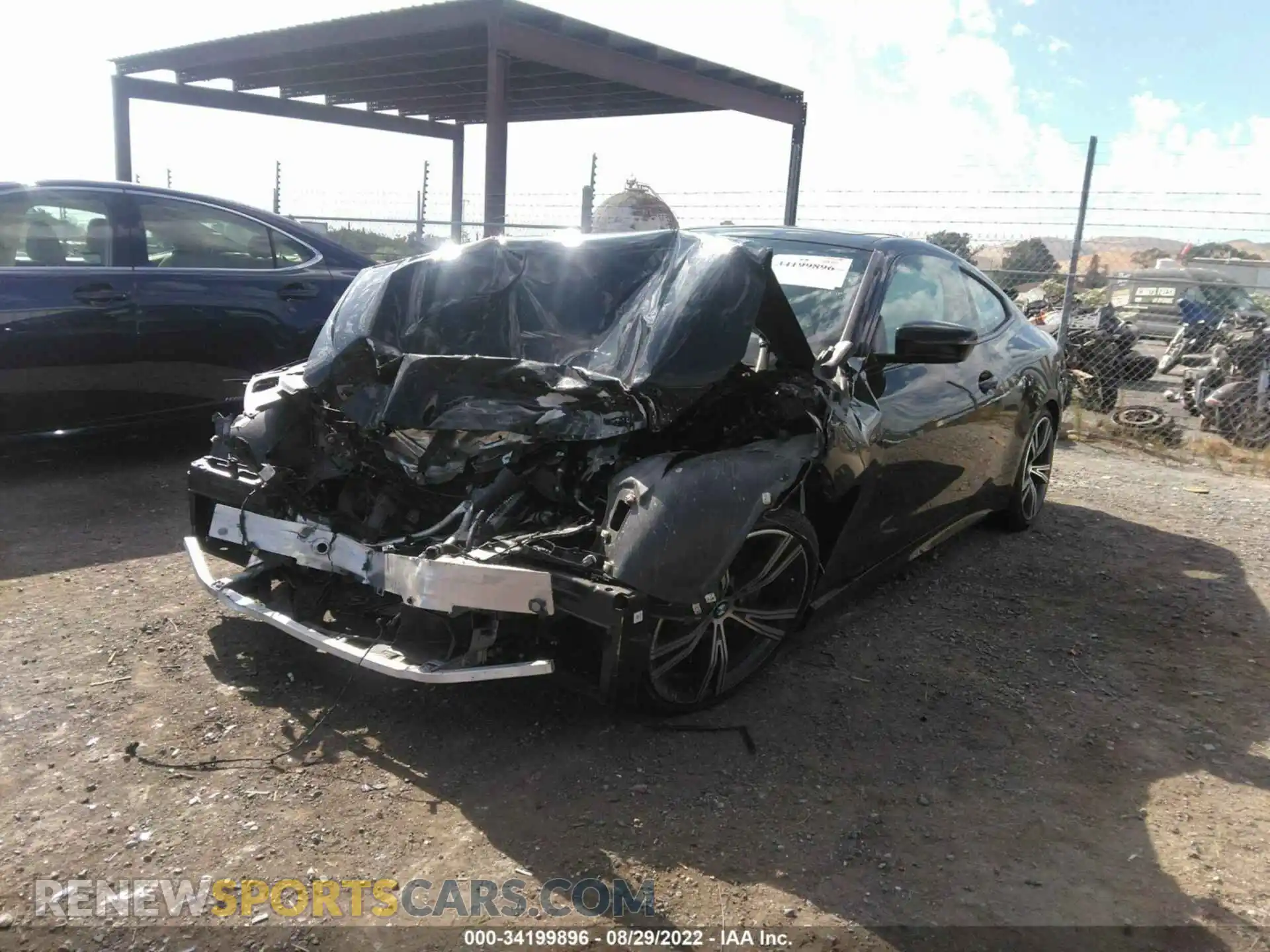 2 Photograph of a damaged car WBA53AP01MCF99181 BMW 4 SERIES 2021