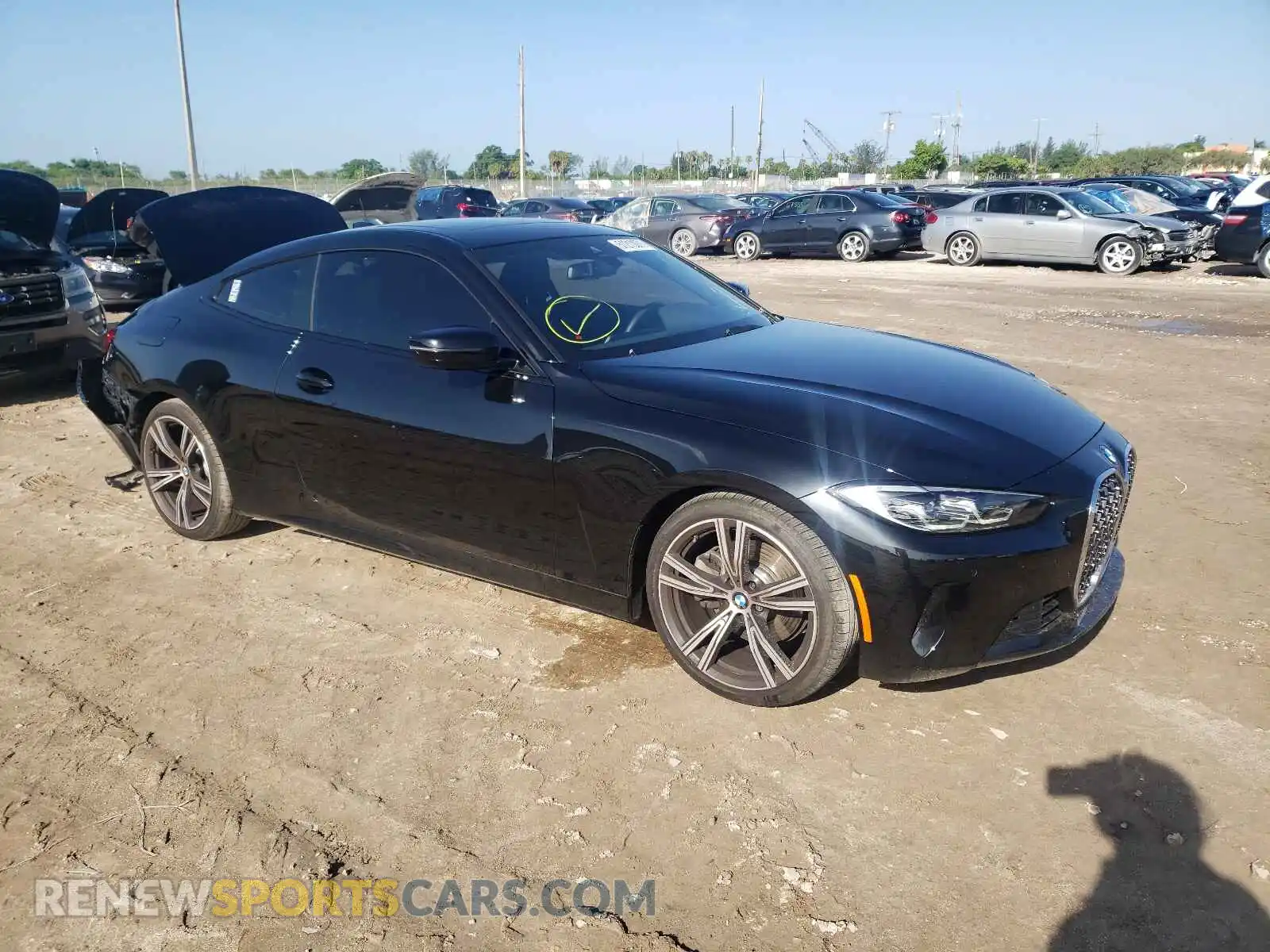 1 Photograph of a damaged car WBA53AP03MCF19170 BMW 4 SERIES 2021