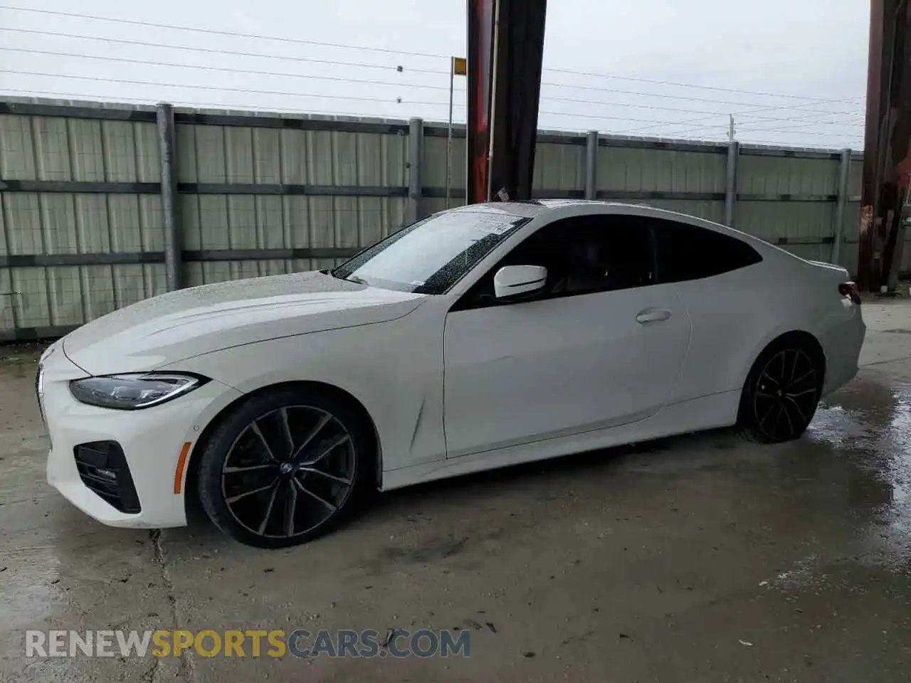 1 Photograph of a damaged car WBA53AP05MCH38597 BMW 4 SERIES 2021