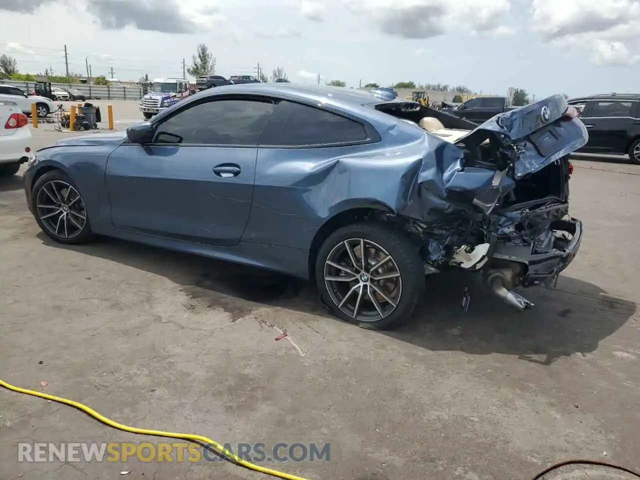 2 Photograph of a damaged car WBA53AP06MCF79573 BMW 4 SERIES 2021