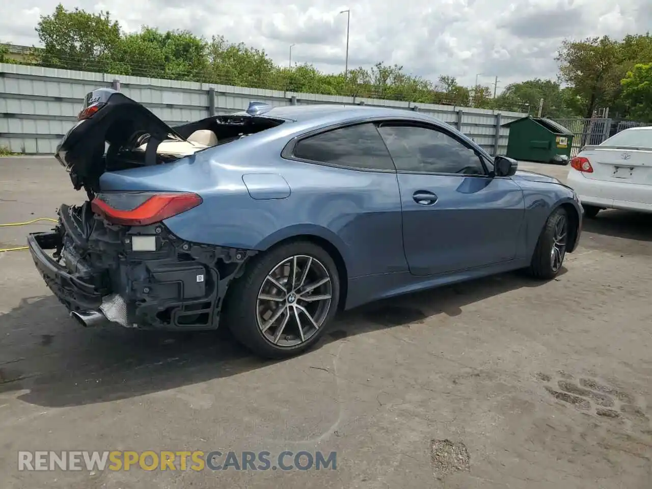3 Photograph of a damaged car WBA53AP06MCF79573 BMW 4 SERIES 2021