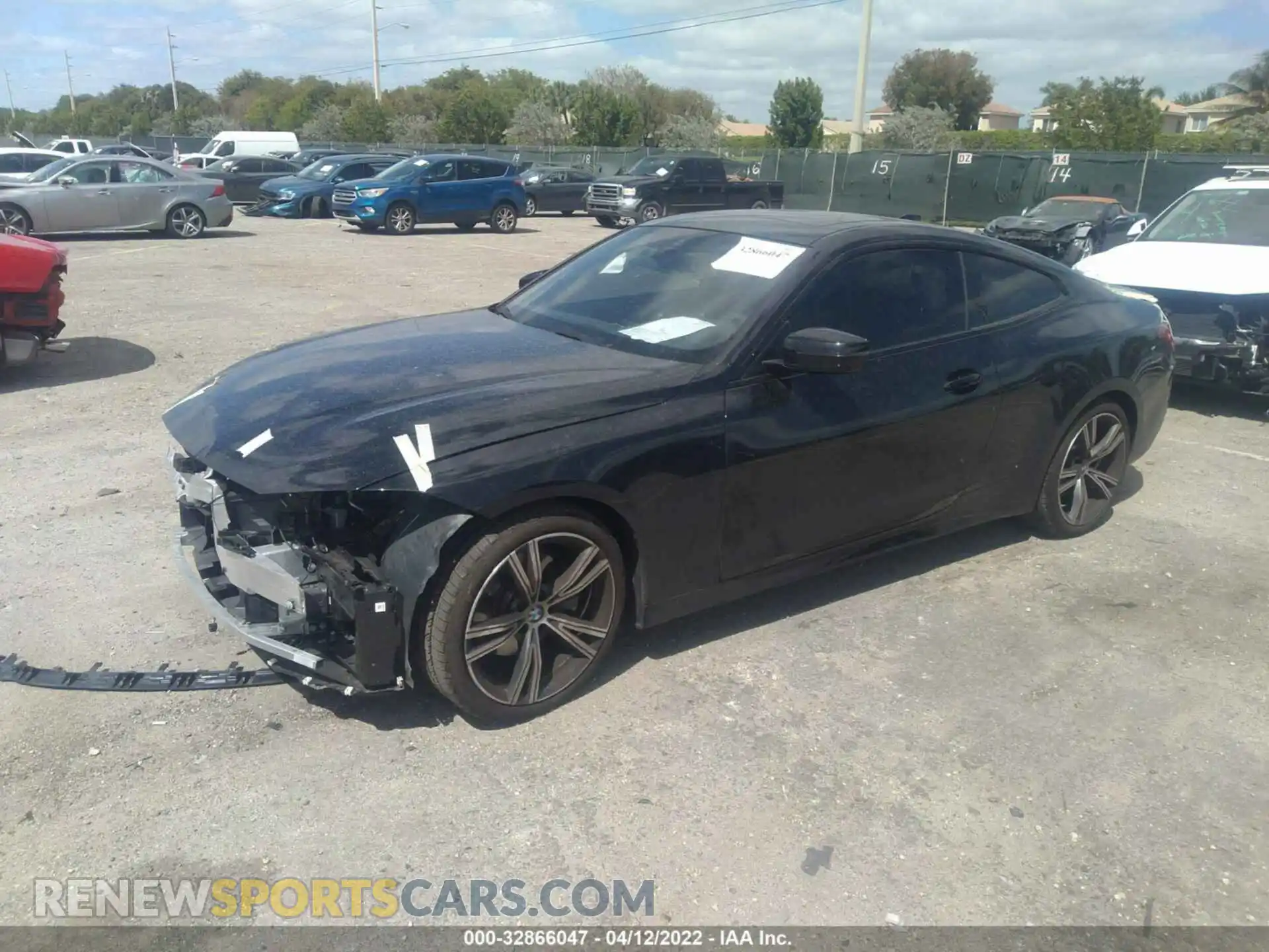 2 Фотография поврежденного автомобиля WBA53AP07MCF83129 BMW 4 SERIES 2021