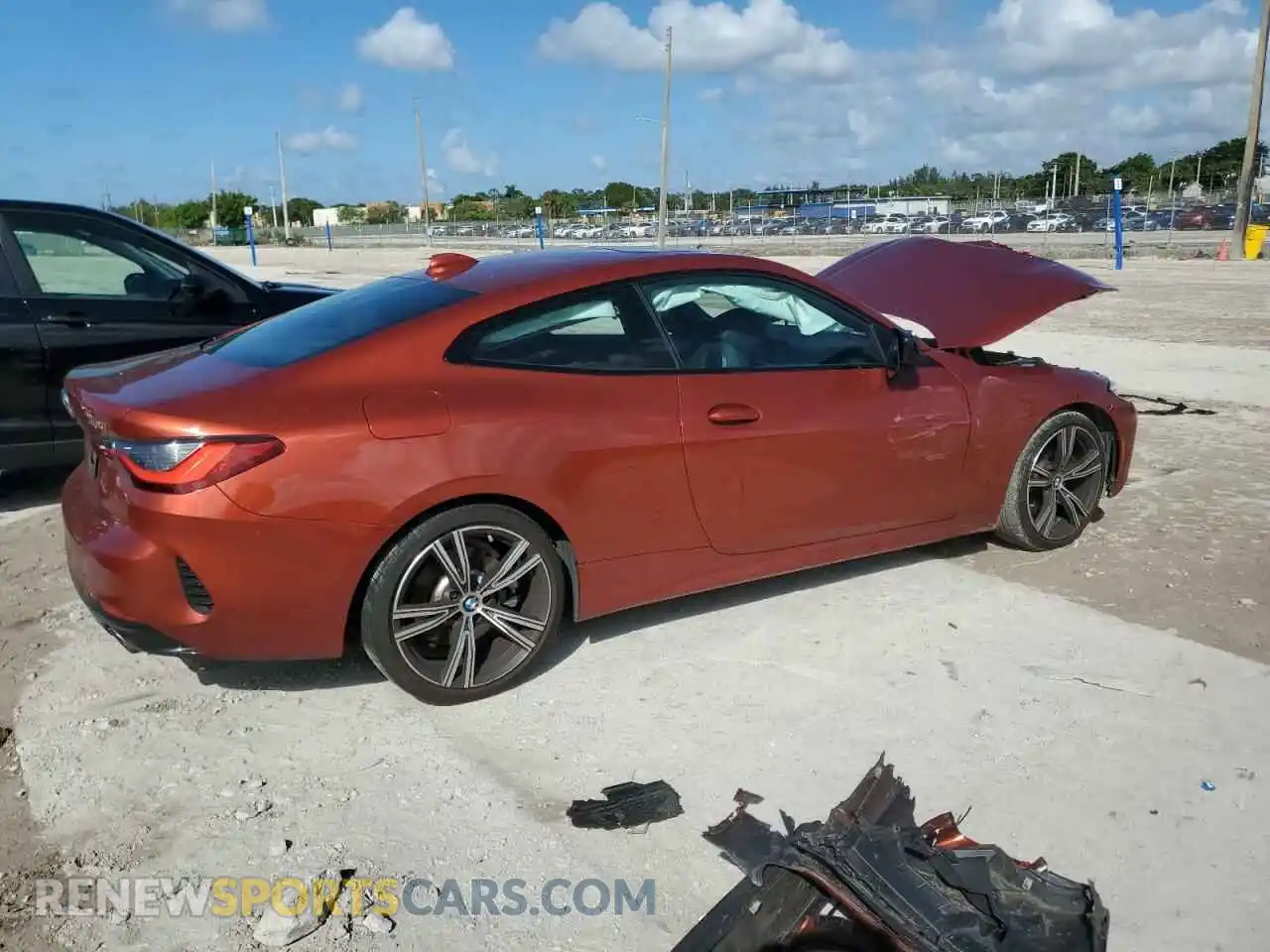 3 Photograph of a damaged car WBA53AP07MCG08045 BMW 4 SERIES 2021