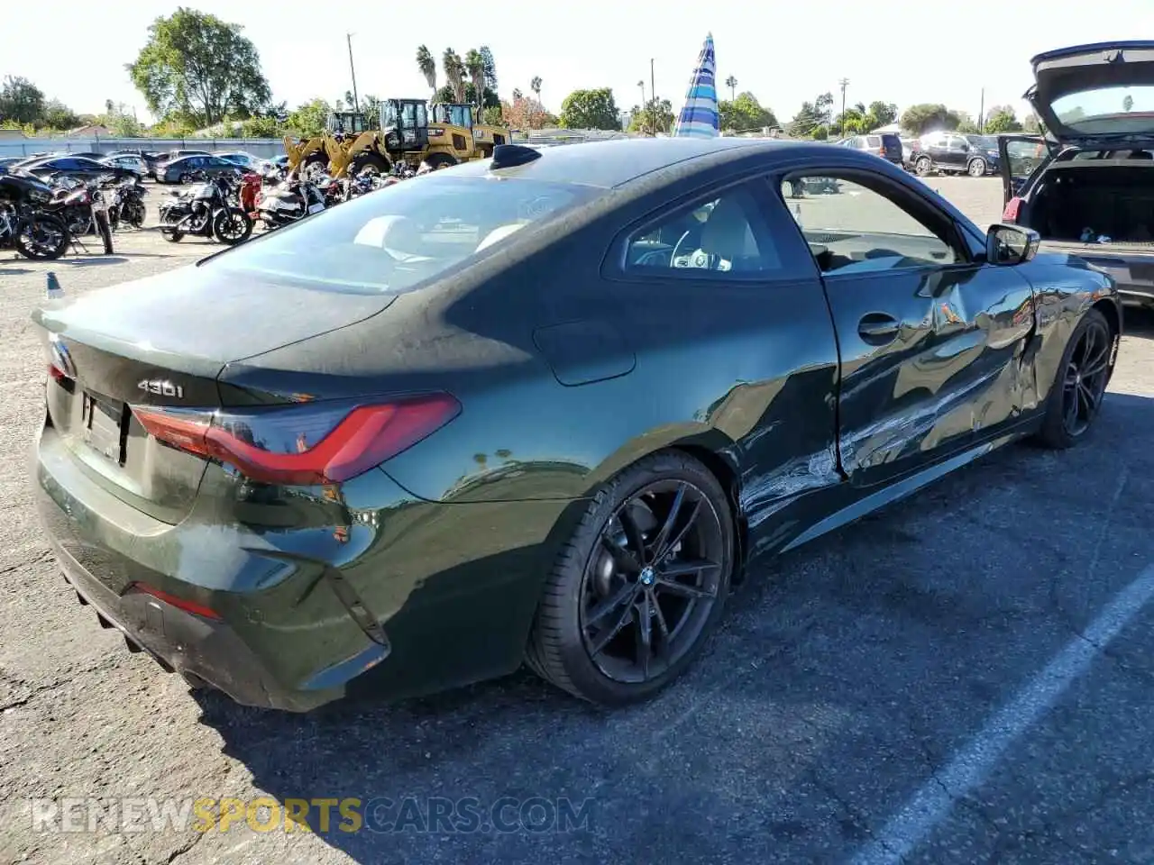 3 Photograph of a damaged car WBA53AP07MCG39926 BMW 4 SERIES 2021