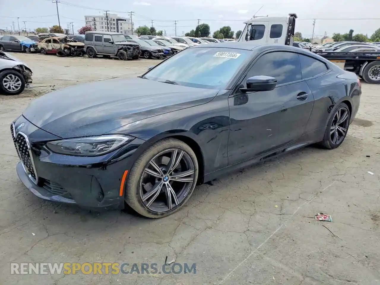 1 Photograph of a damaged car WBA53AP08MCF91238 BMW 4 SERIES 2021